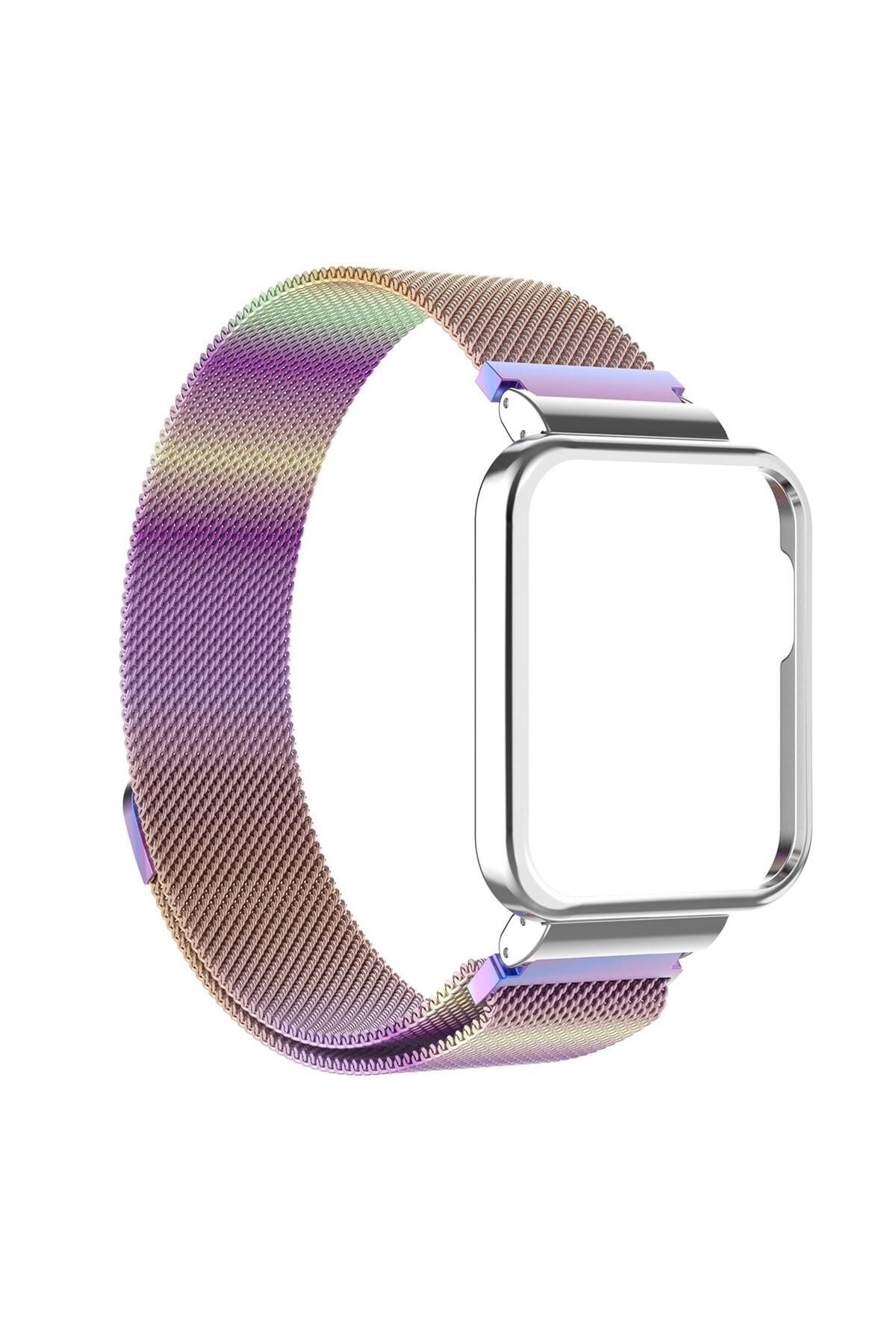 Microsonic Xiaomi Poco Watch Milanese Loop Kordon Çok Renkli