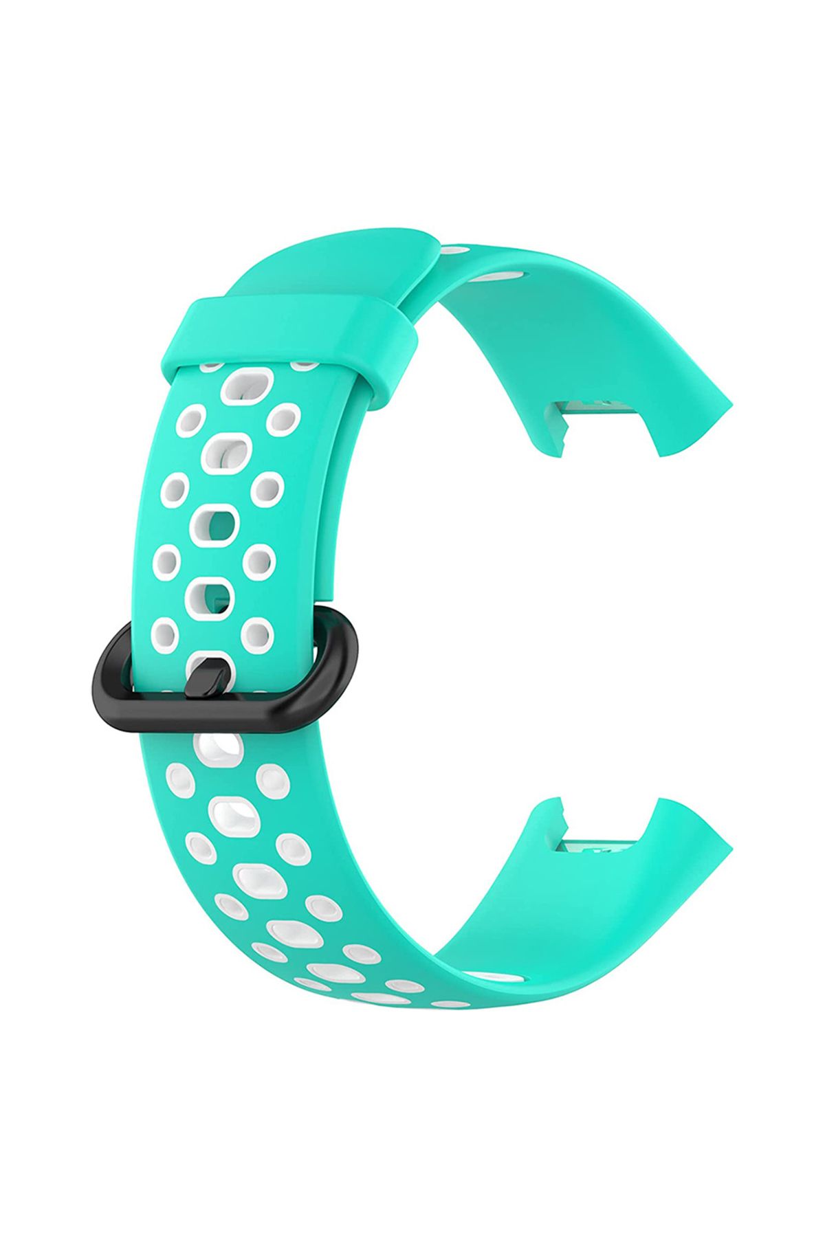 Microsonic Xiaomi Poco Watch Rainbow Band Kordon Yeşil Beyaz