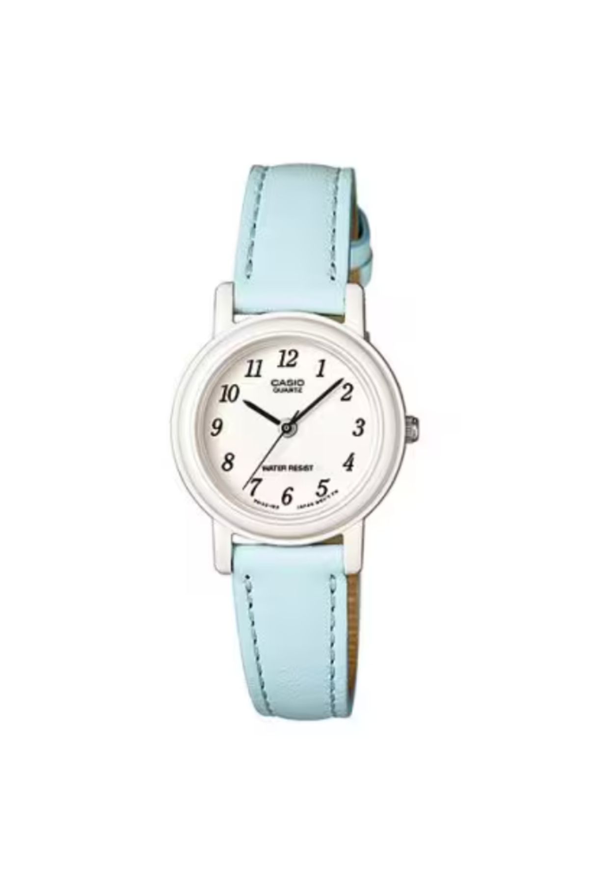 Casio-ساعة كاسيو النسائية التناظرية ذات الميناء الأبيض - LQ-139L-2B 1