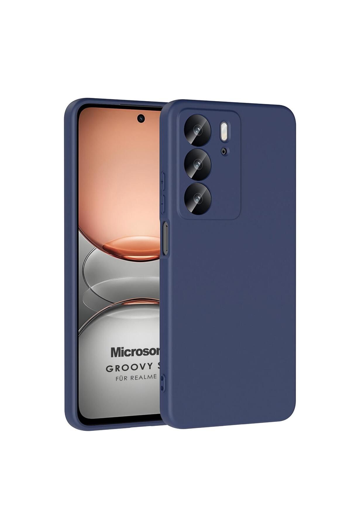 Microsonic Realme C75 Kılıf Groovy Soft Lacivert