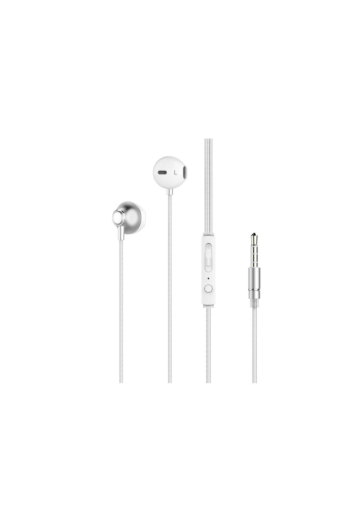 Lucatech iPhone 6 / 6 Plus / 6s uyumlu 3.5 mm Mikrofonlu Kablolu Kulaklık