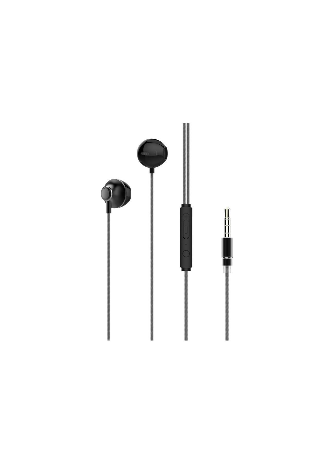 Lucatech iPhone 5 / 5c / 5s / 6 / 6 Plus / 6s / 6s uyumlu 3.5 mm Mikrofonlu Kablolu Kulaklık