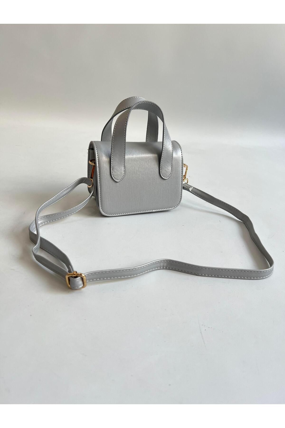 Mia Collection Kotor Model El Ve Kadın Omuz Çantası Gümüş