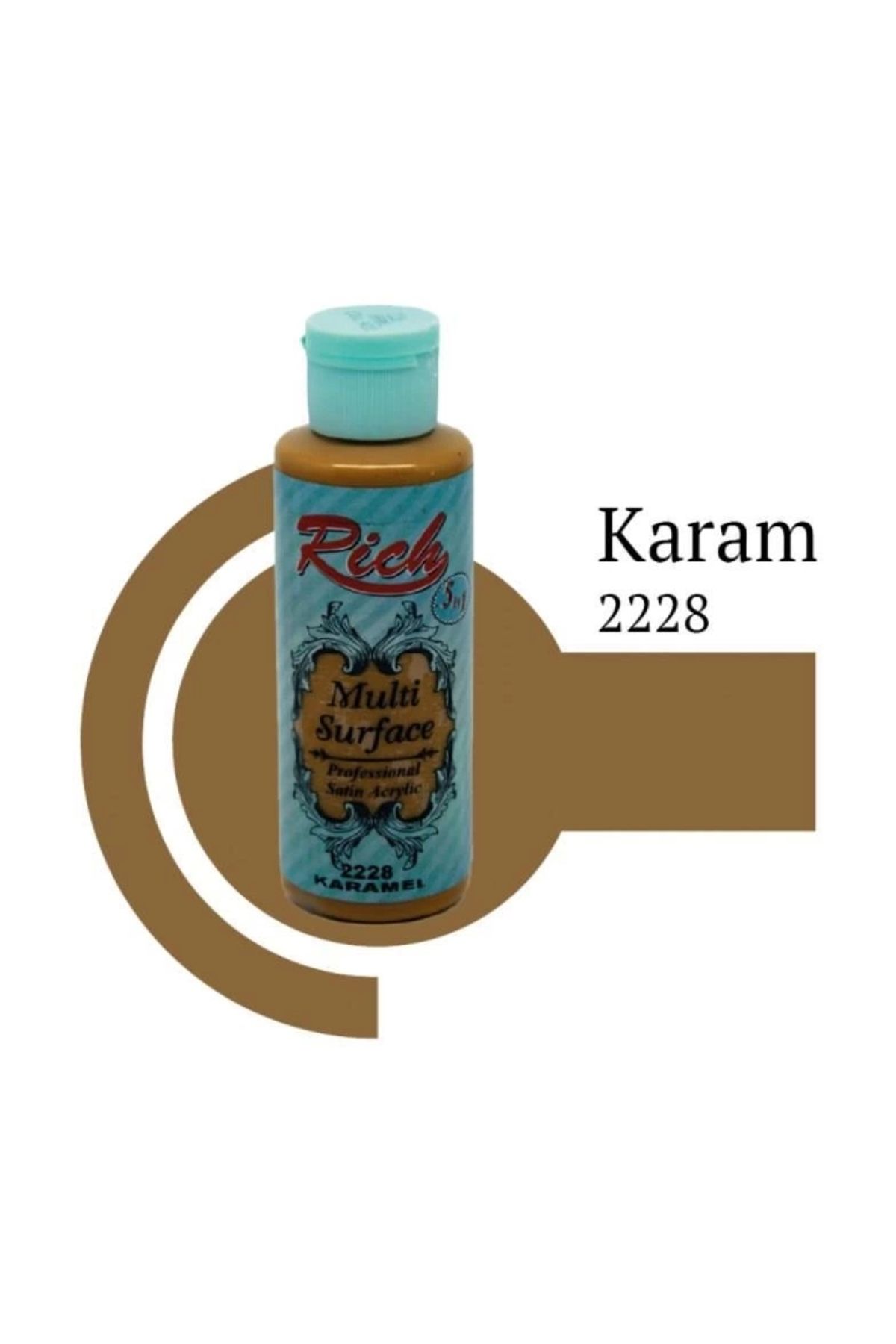 minaydan Rich Multi Surface 2228 Karamel Akrilik Boya 120 cc