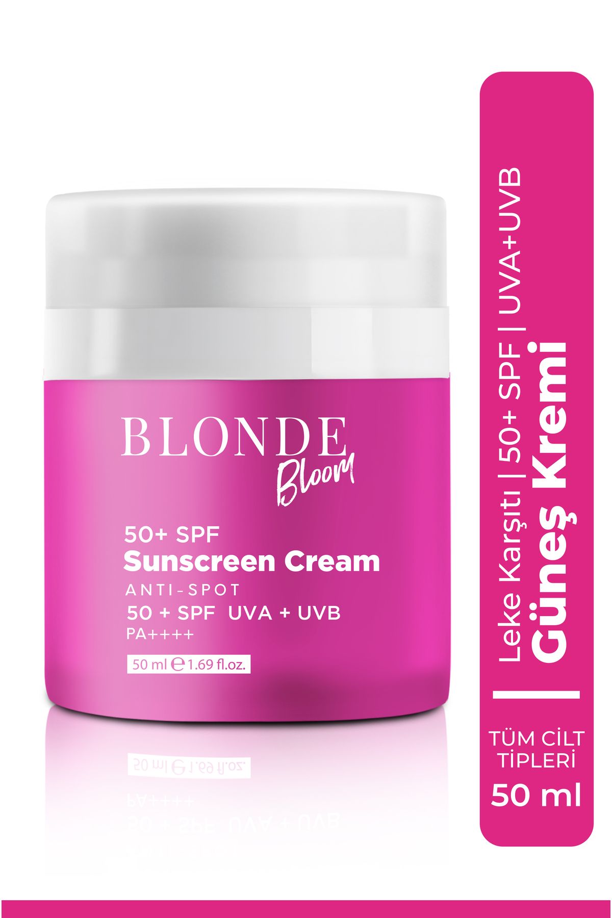 blonde bloom 50+SPF UVA+UVB Güneş Kremi