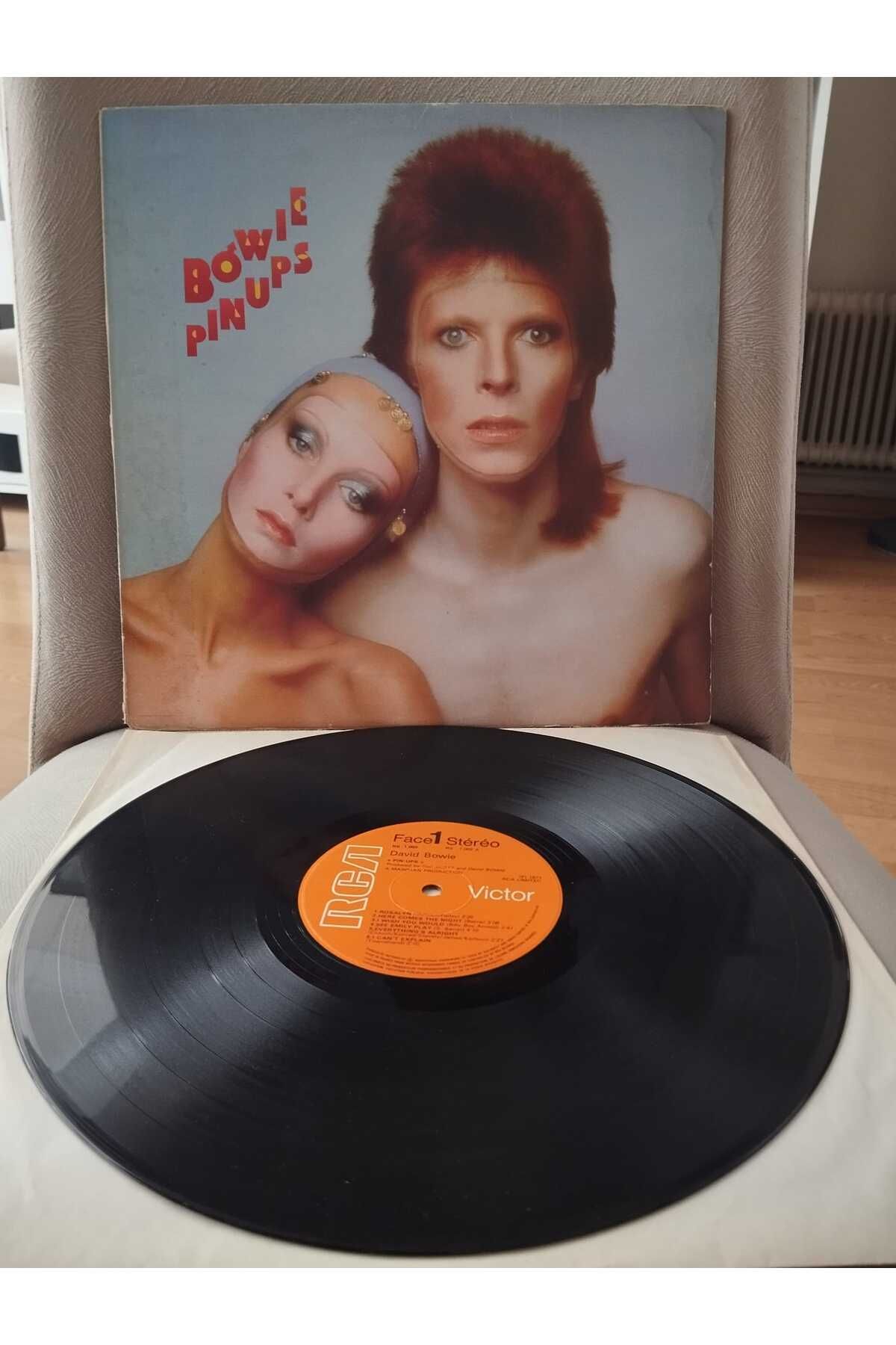 Plakperest David Bowie - Pinups - 1973 Amerika Basım LP Plak -2.el