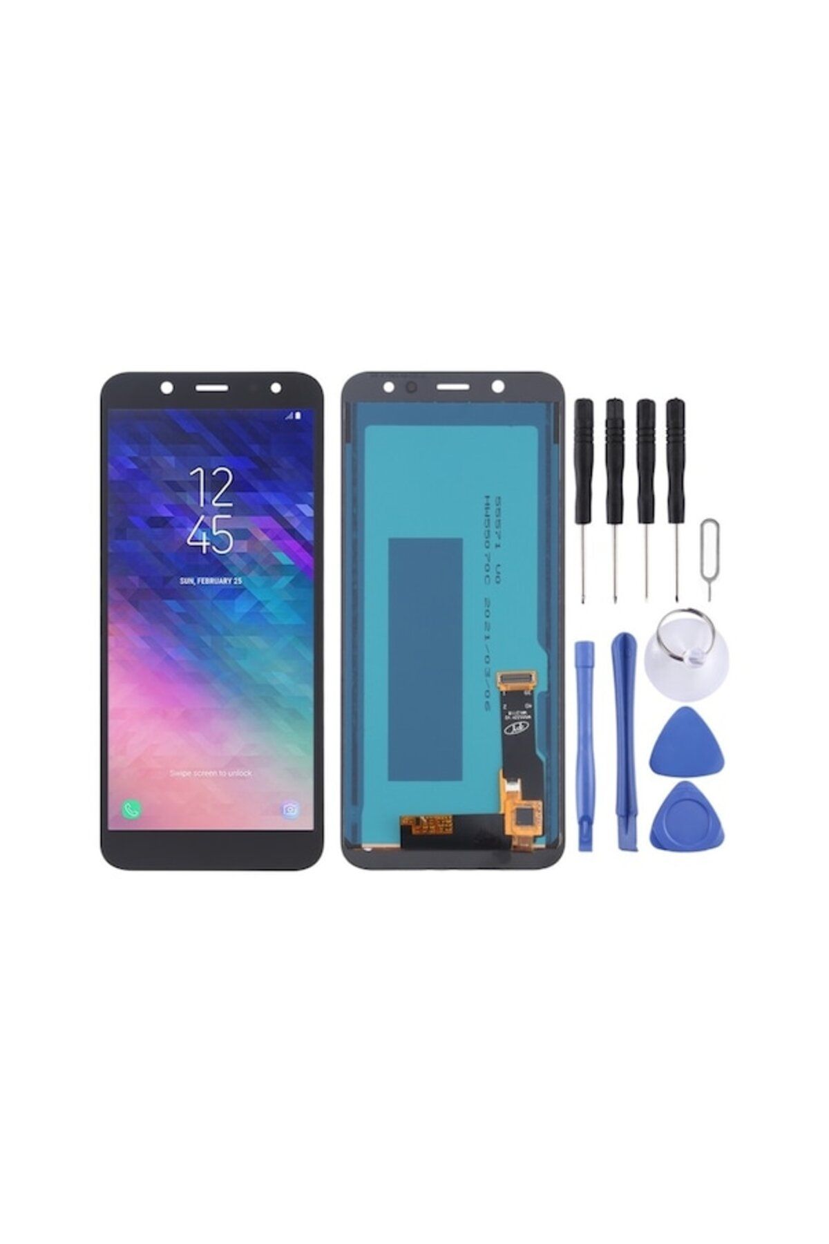 Cbtx Galaxy A6 Uyumlu Tft Lcd Ekranı 2018 Sayısallaştırıcı Tam Montajlı A600f Siyah