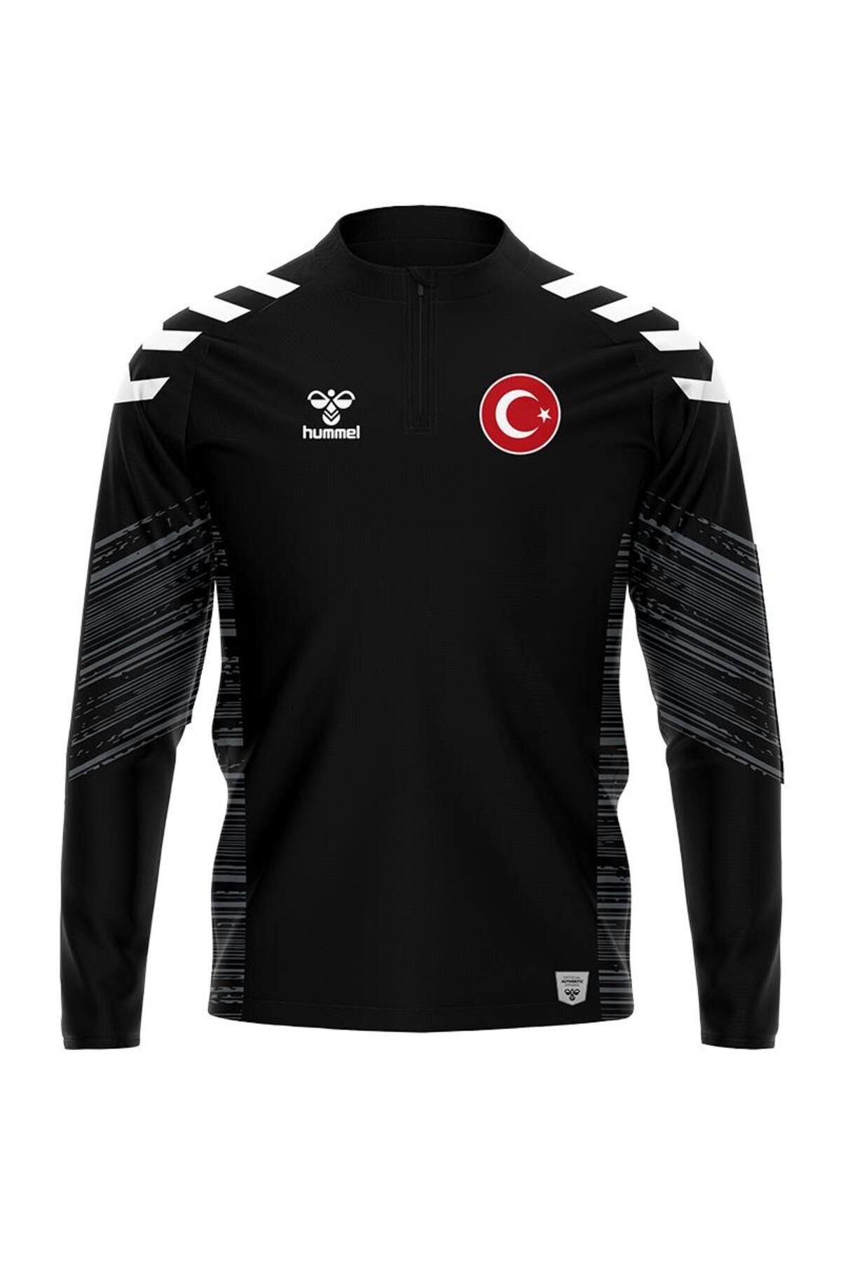 hummel Milli Takım Line Antrenman Eşofman Üstü Siyah
