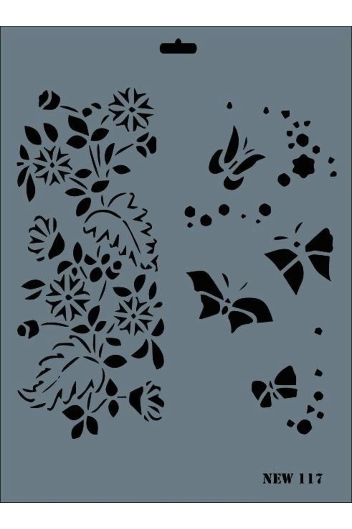 minaydan Rich New Seri N-117 Stencil 35x25 cm