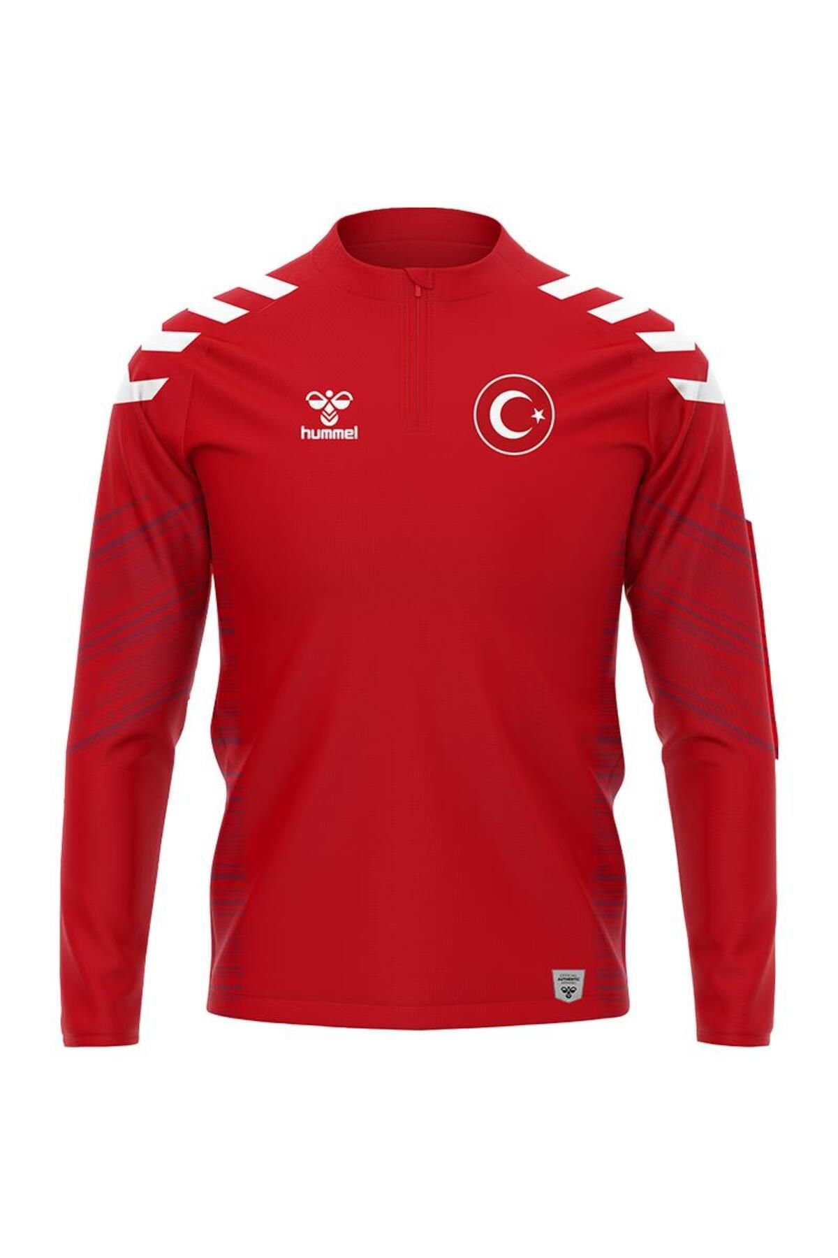 hummel Milli Takım Line Antrenman Eşofman Üstü Kırmızı