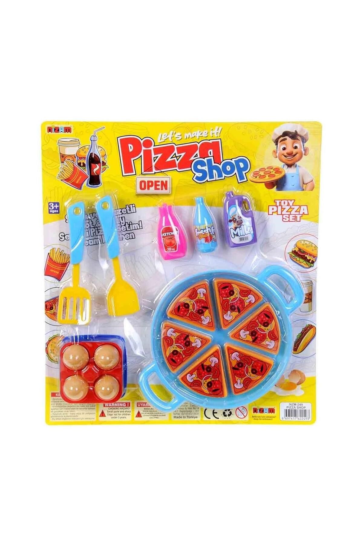 hak-iş oyuncak Kartela Aksesuarlı Pizza Set