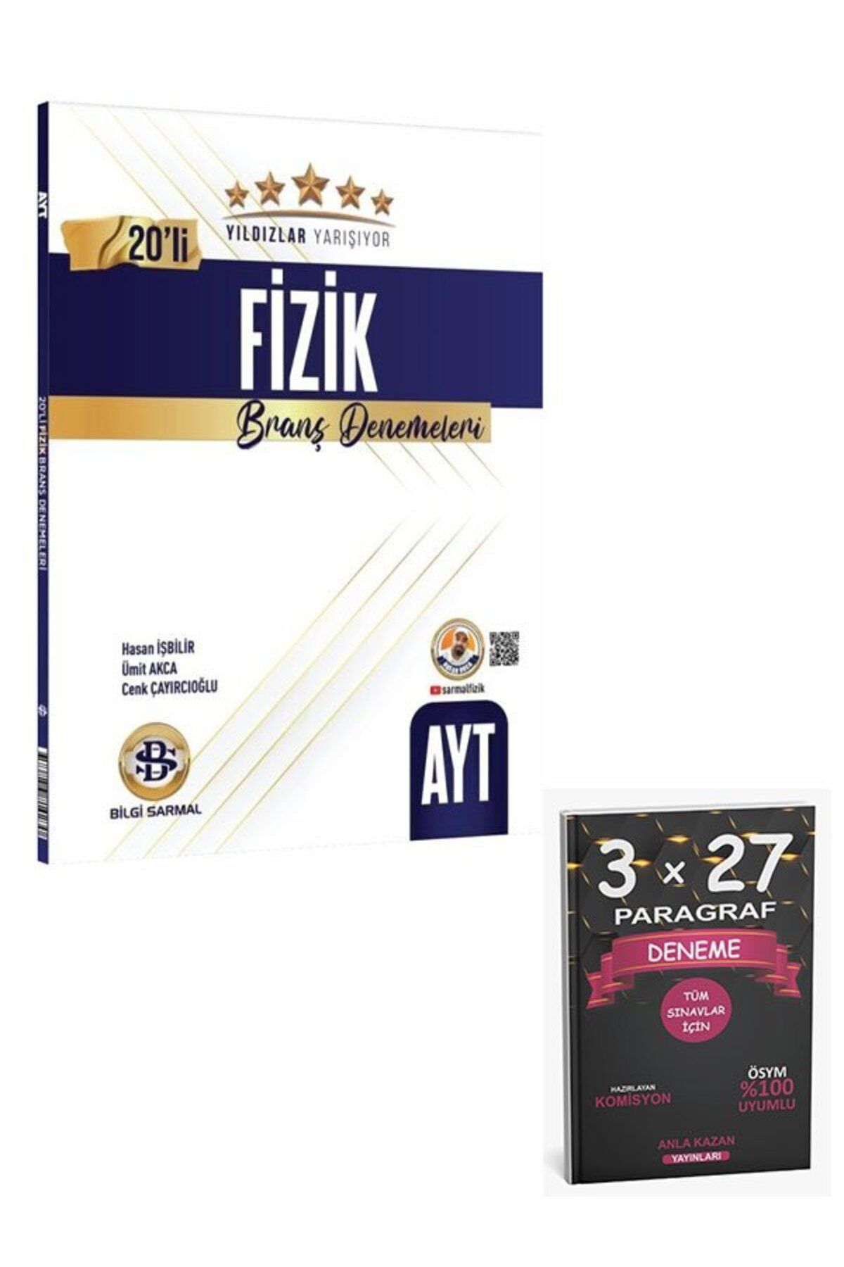 Anla Kazan Yayınları Bilgi Sarmal AYT Fizik Yıldızlar Yarışıyor 20 li Branş Denemesi