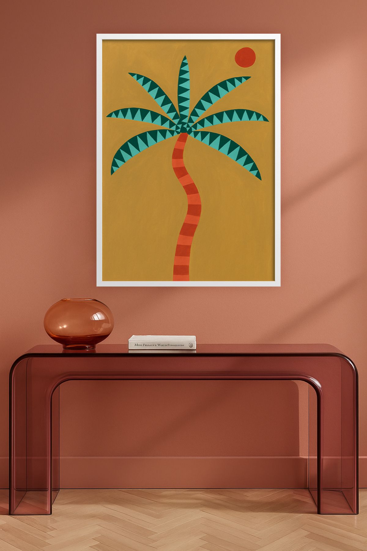 HOMEPACK Tekli Ahşap Çerçeveli Tablo Tek Parça Poster Tablo TKKARINA-28