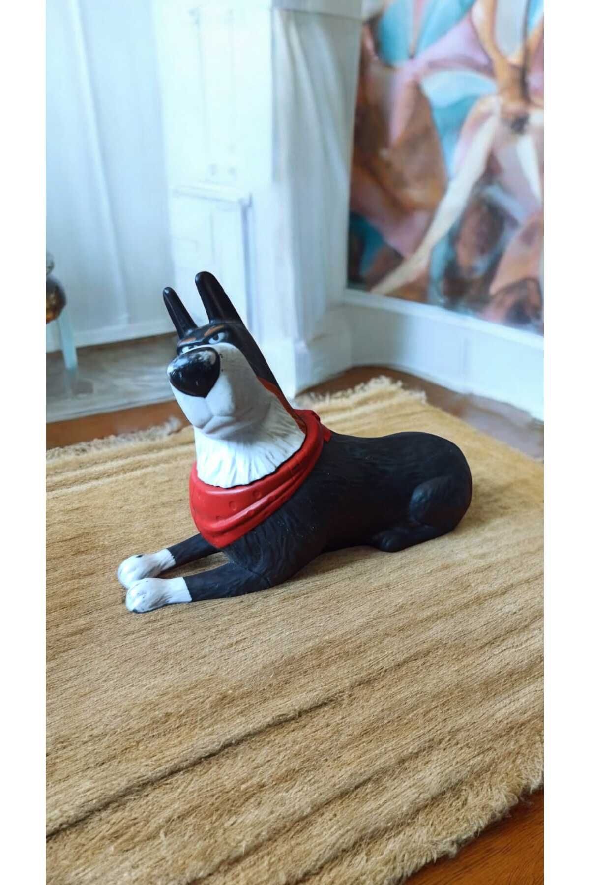 Hureggo vintage 2019 yılı tekerlekli köpek figür oyuncak & 12 cm