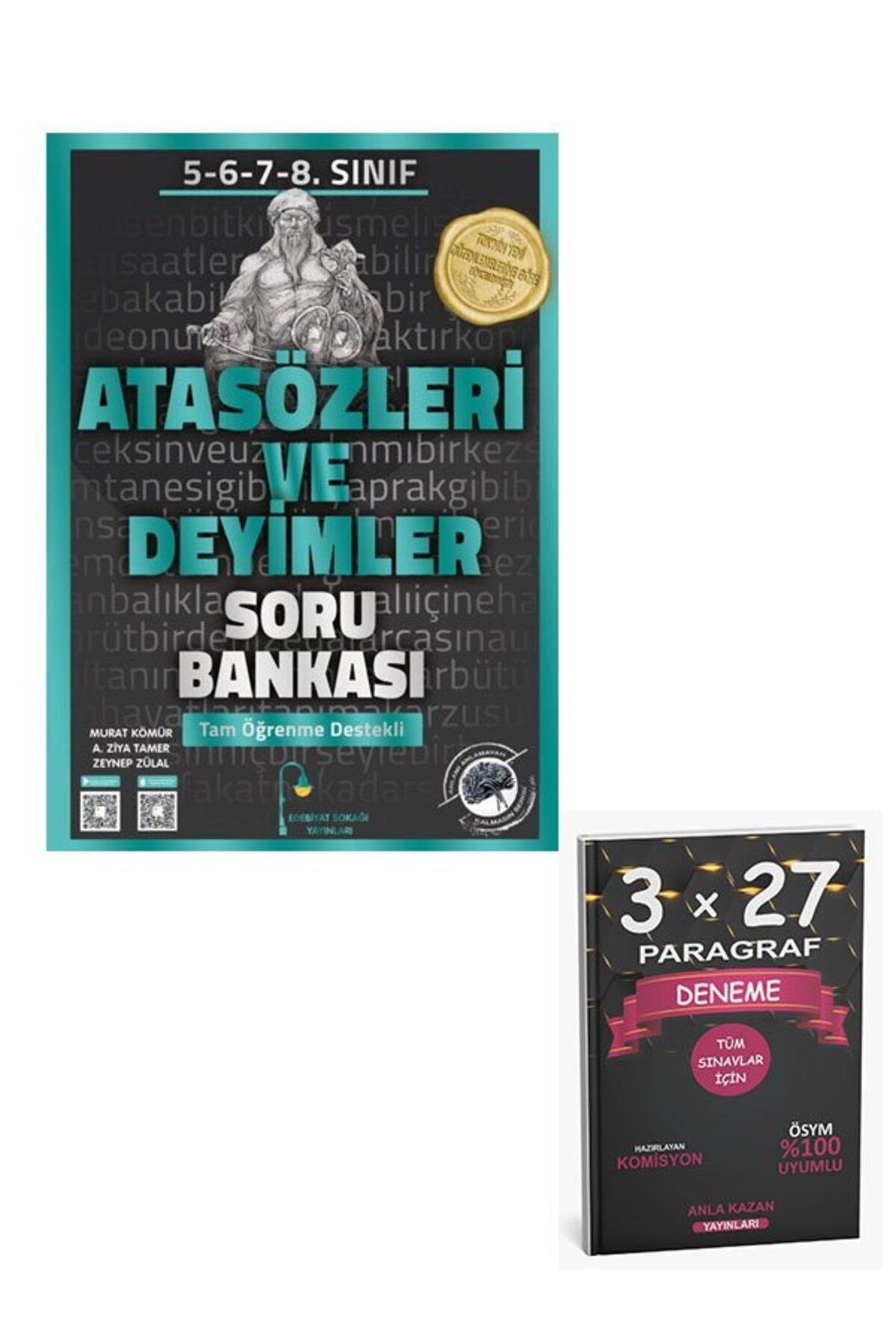 Anla Kazan Yayınları Edebiyat Sokağı 5. 6. 7. 8. Sınıf Atasözleri ve Deyimler Soru Bankası