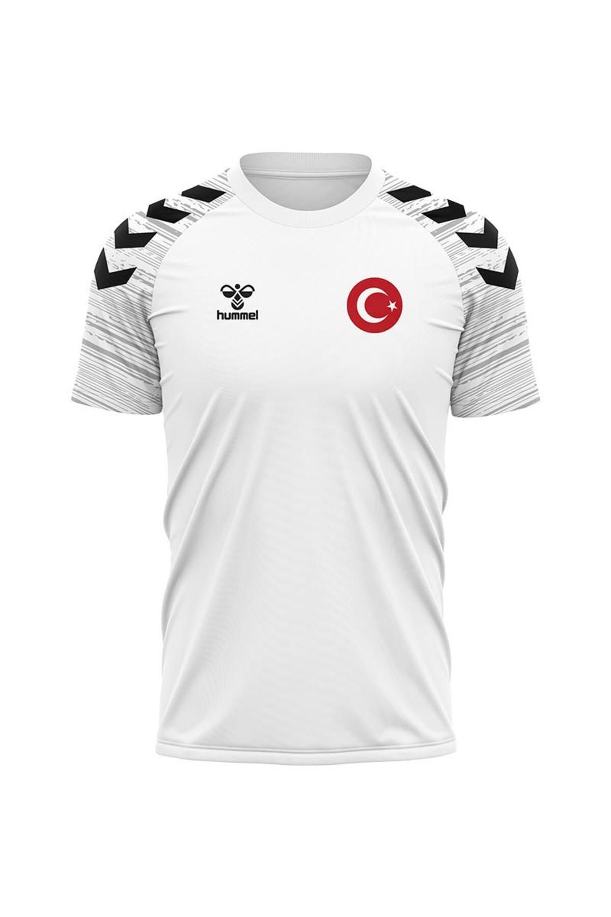 hummel Milli Takım Line Antrenman Tişört Beyaz