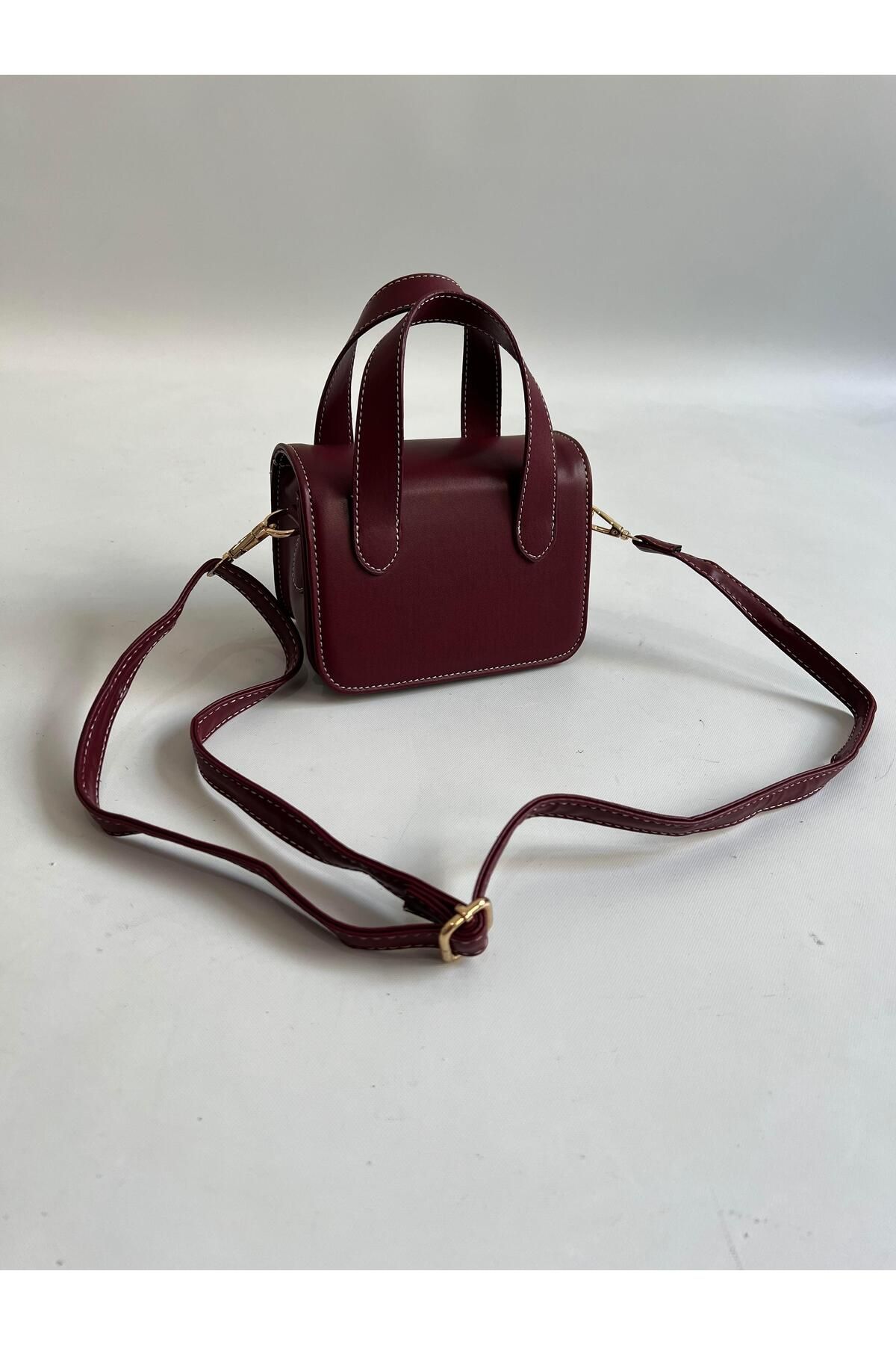 Mia Collection Kotor Model El Ve Kadın Omuz Çantası Bordo