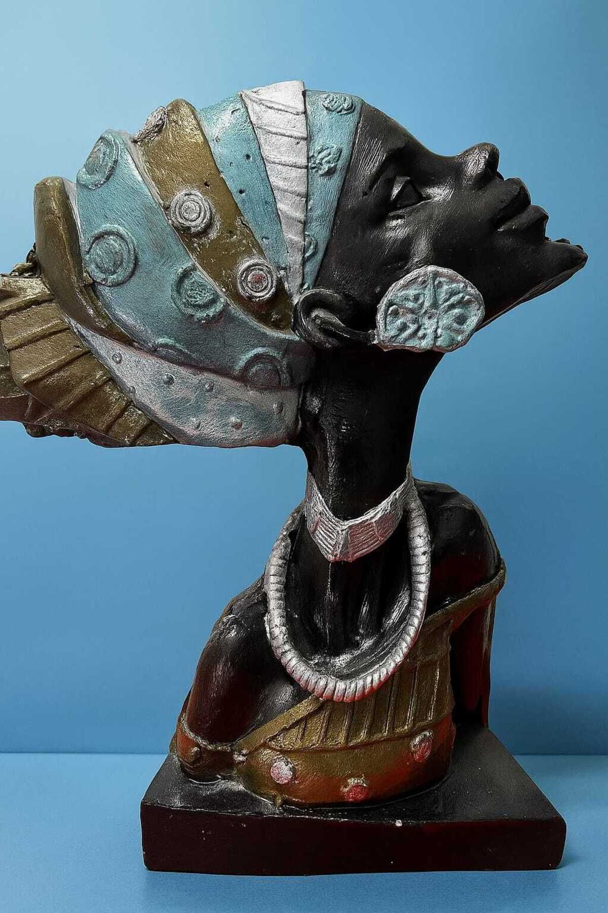 Home afrikalı kız biblo
