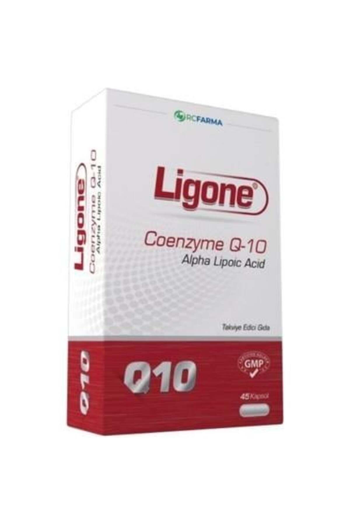 Rcfarma Ligone Coenzyme Q10 45 Kapsül ( Coenzyme Q-10 ve Alpha Lipoic Acid İçeren Takviye Edici Gıda )