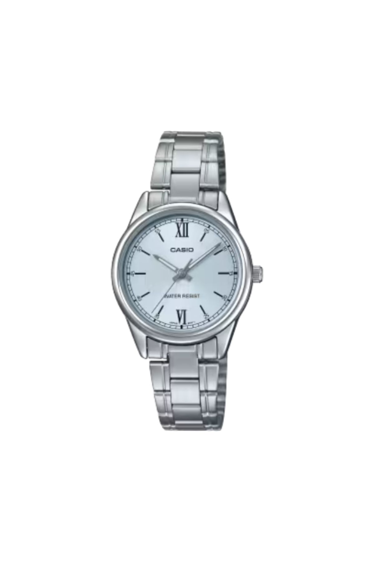 Casio-ساعة كاسيو النسائية التناظرية ذات الميناء الأزرق - LTP-V005D-2B3UDF 1