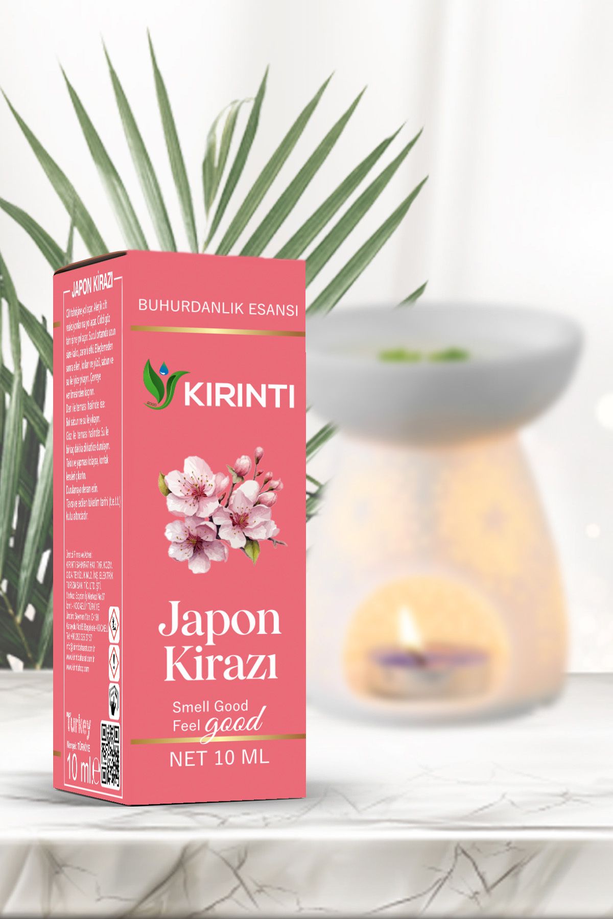 KIRINTI 2000 Japon Kirazı Kokulu Buhurdanlık Esansı 10 ML