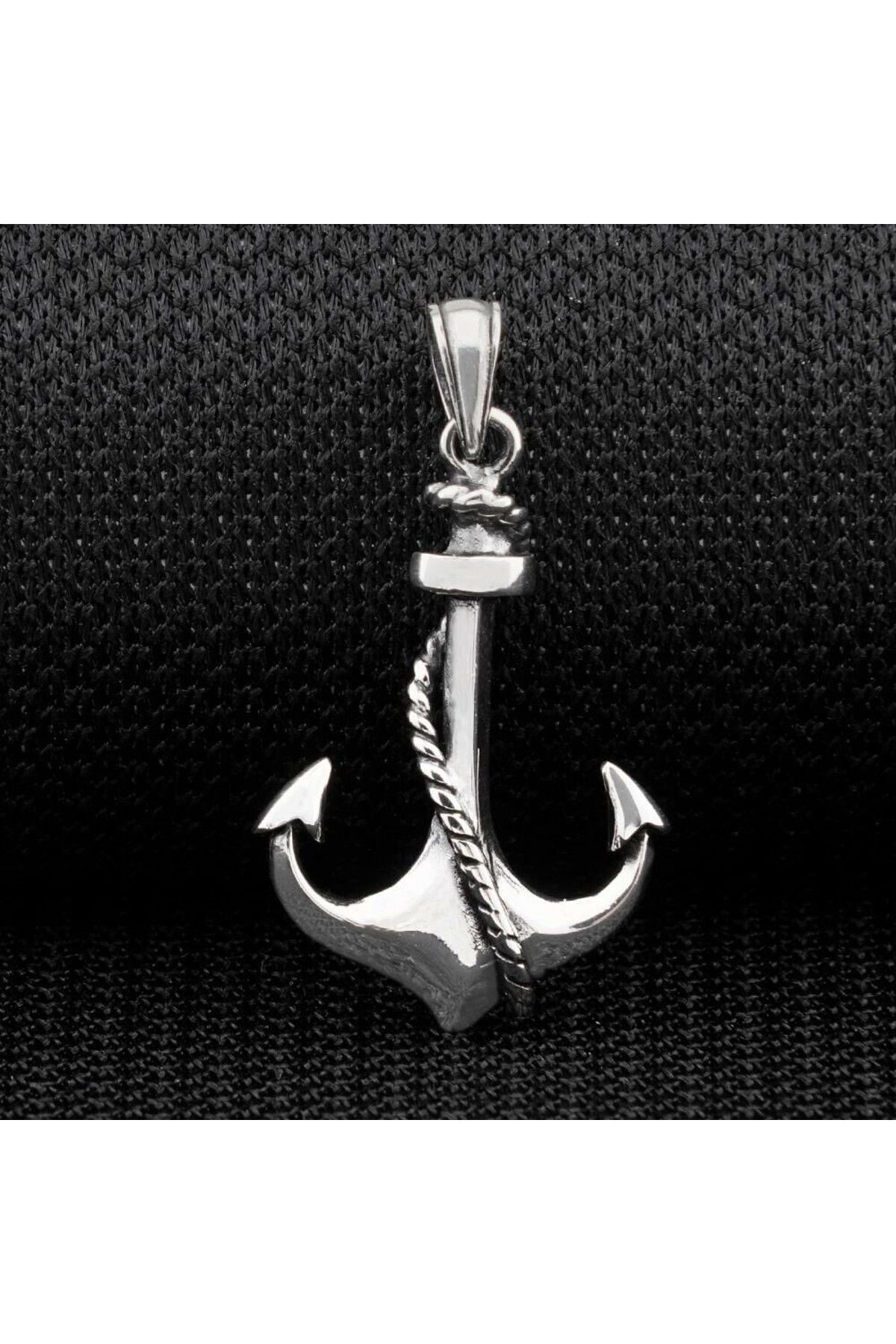 shop Denizci Çapa 925 Ayar Gümüş Erkek Kolye Ucu