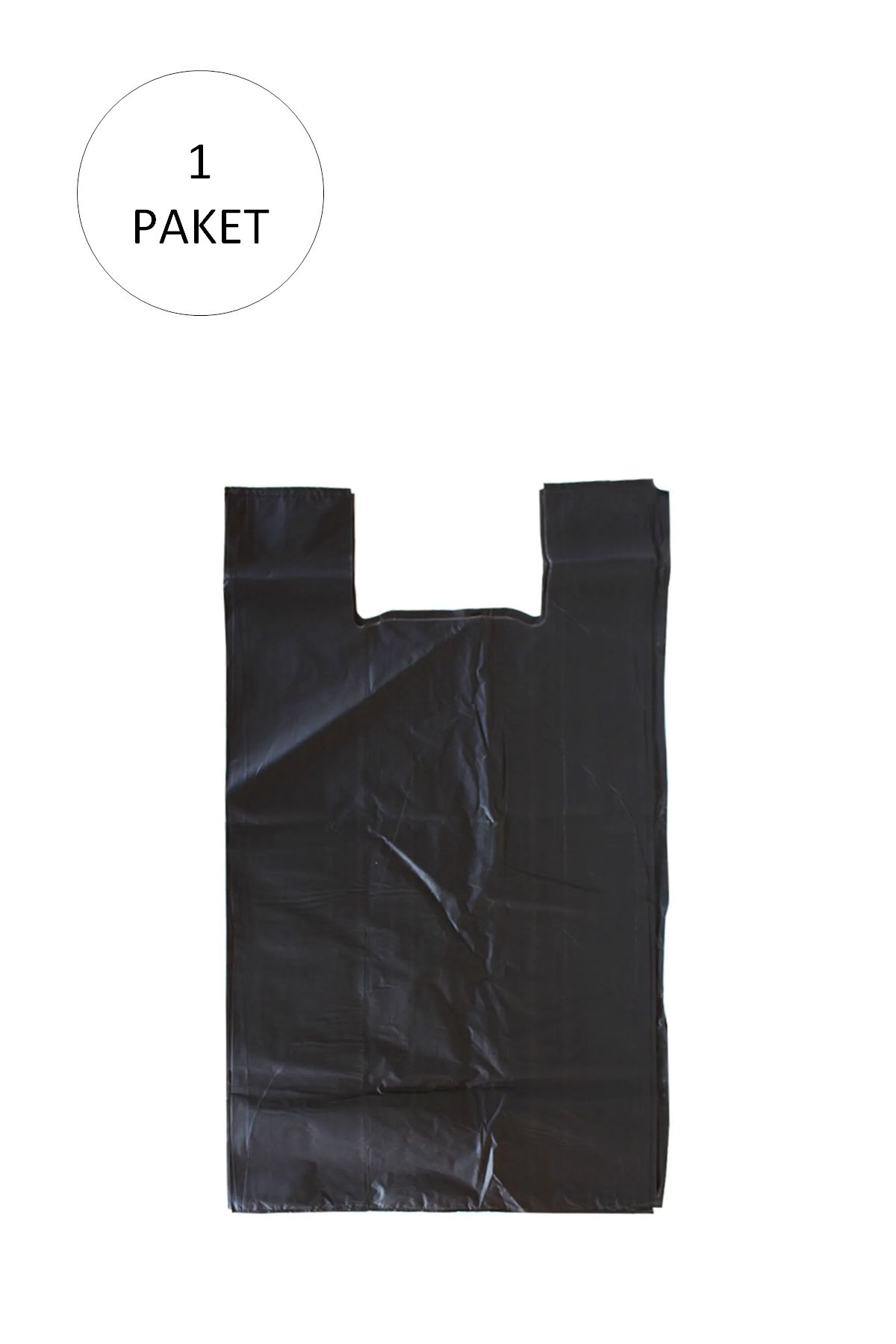 Serero Siyah Hışır Atlet Poşet Mini Boy 22x31 cm 1 Paket Takriben 500 Adet
