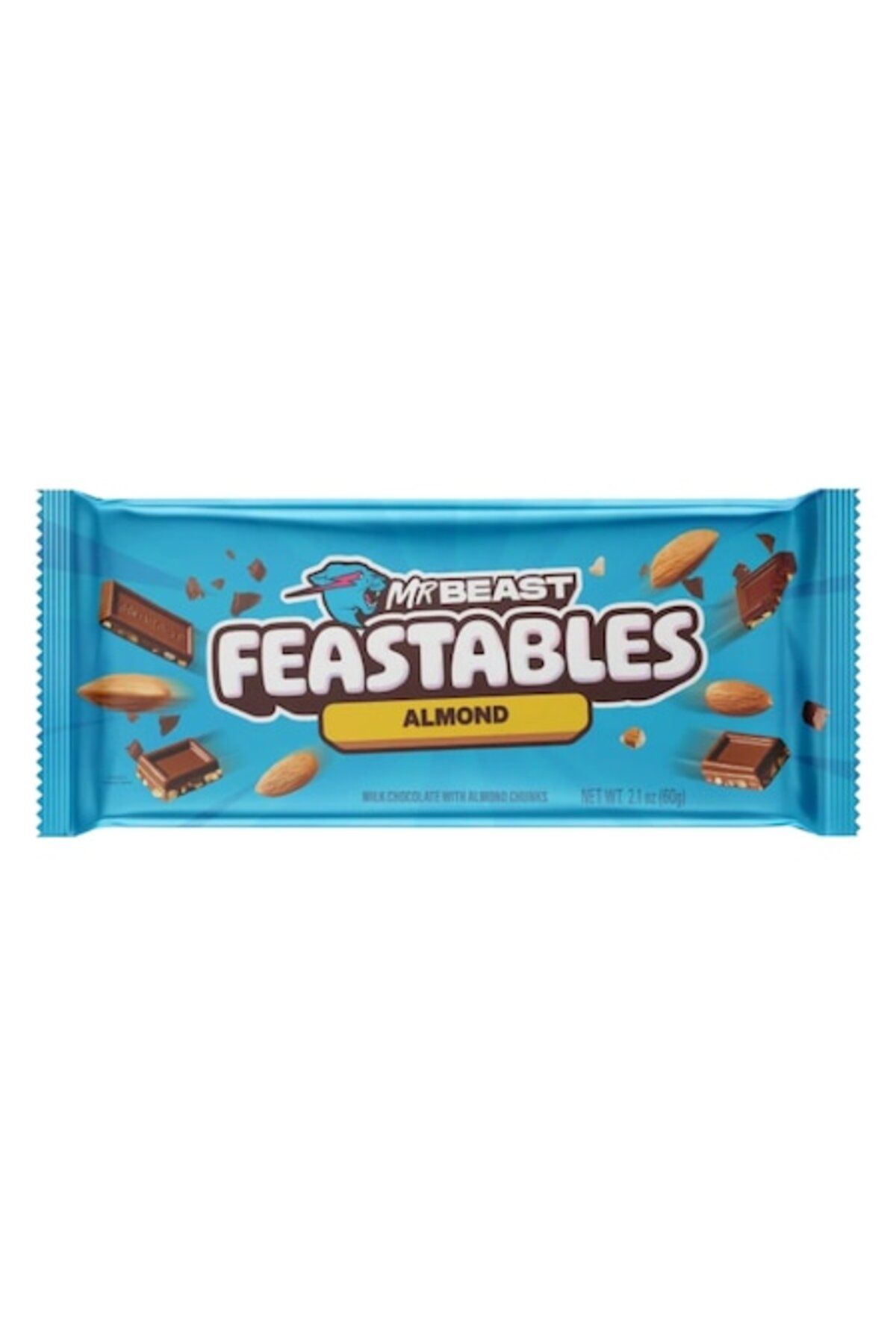 Beast Mr Beast Feastables Ciocolata Cu Migdale 60g - One Size