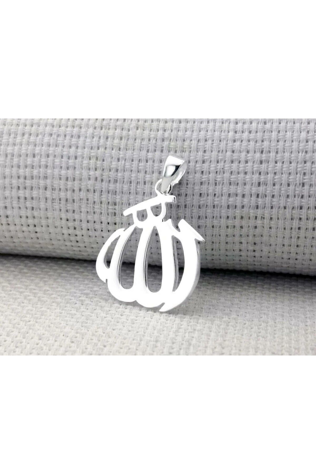 shop Allah Yazılı Büyük Boy 925 Ayar Gümüş Erkek Kolye Ucu