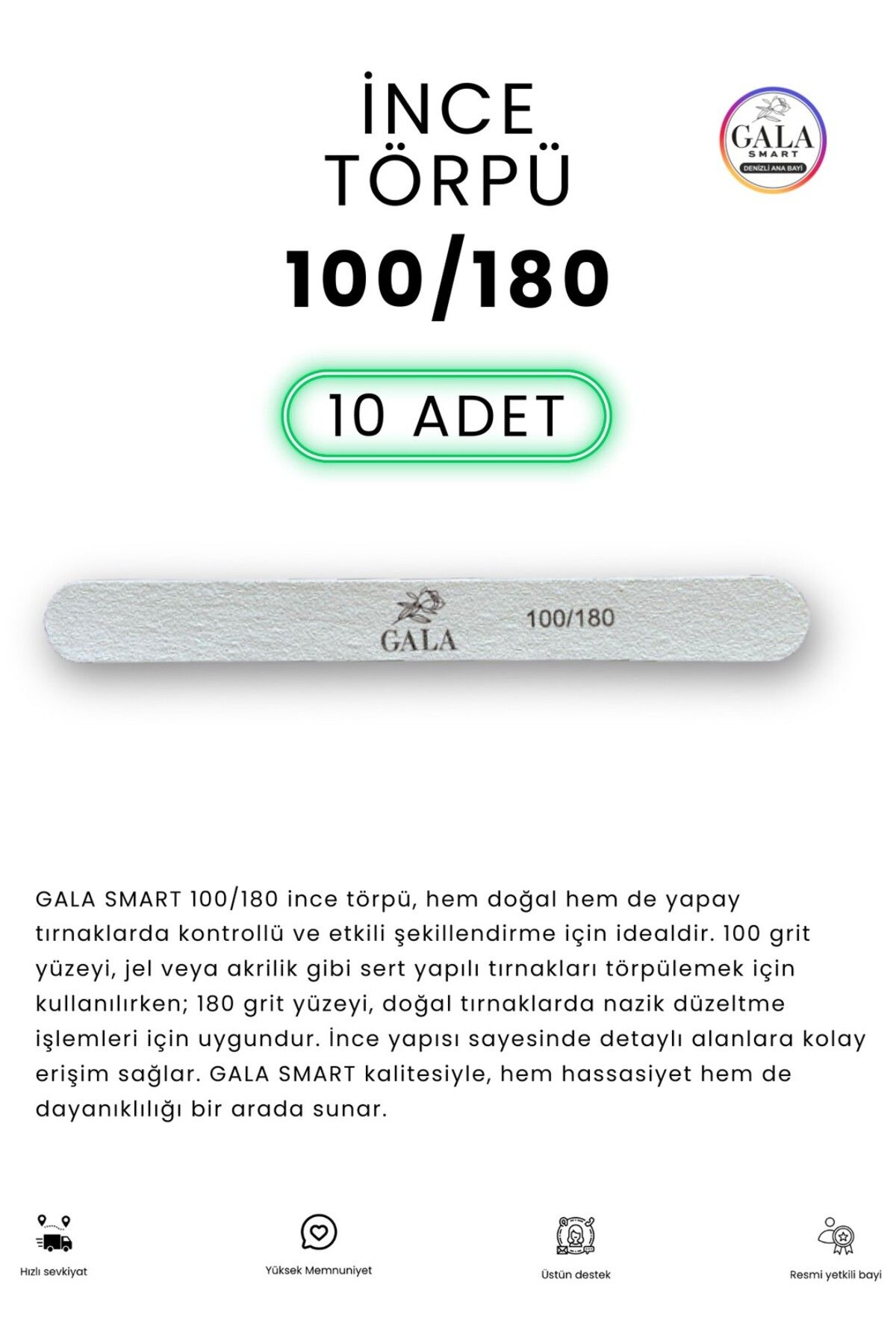 gala smart 100/180 İNCE KAĞIT TÖRPÜ