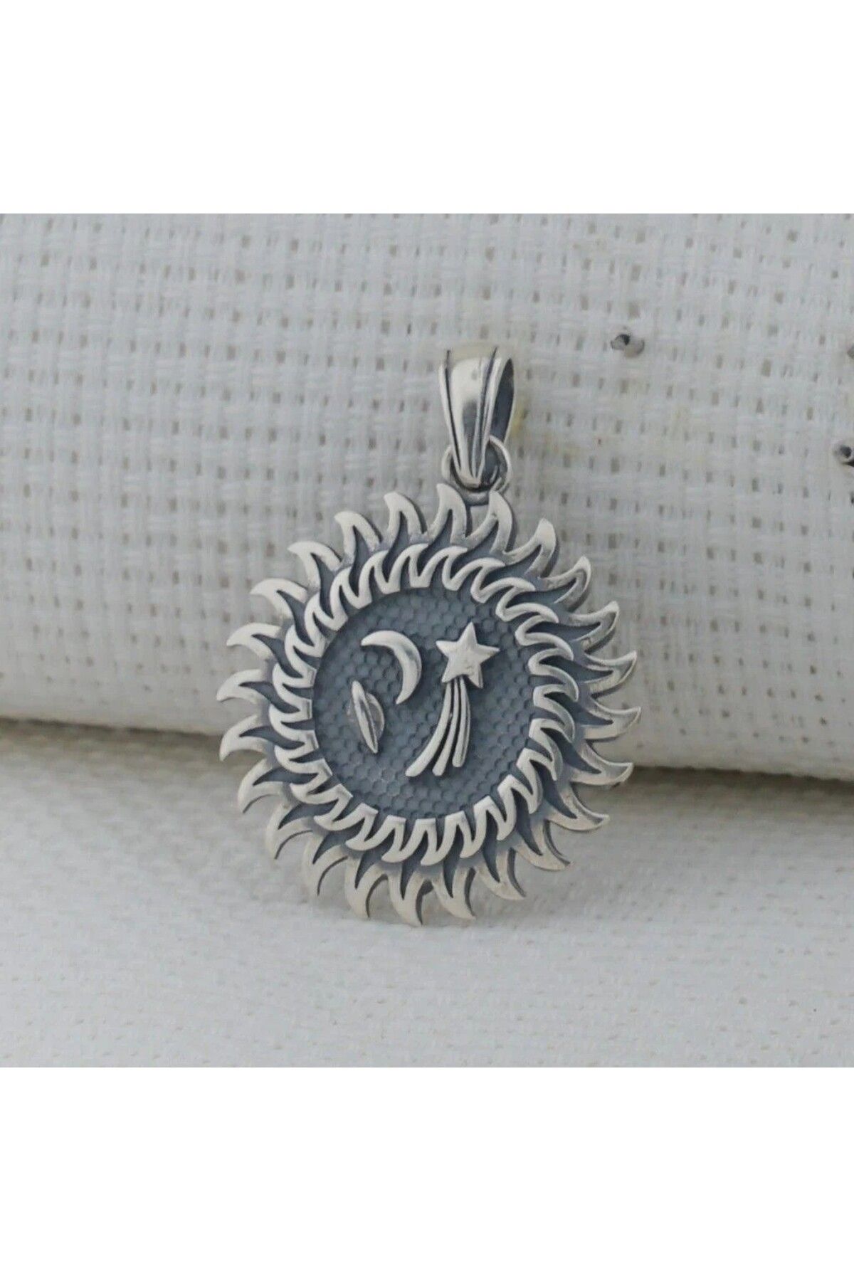 shop Galaksi 925 Ayar Gümüş Erkek Kolye Ucu