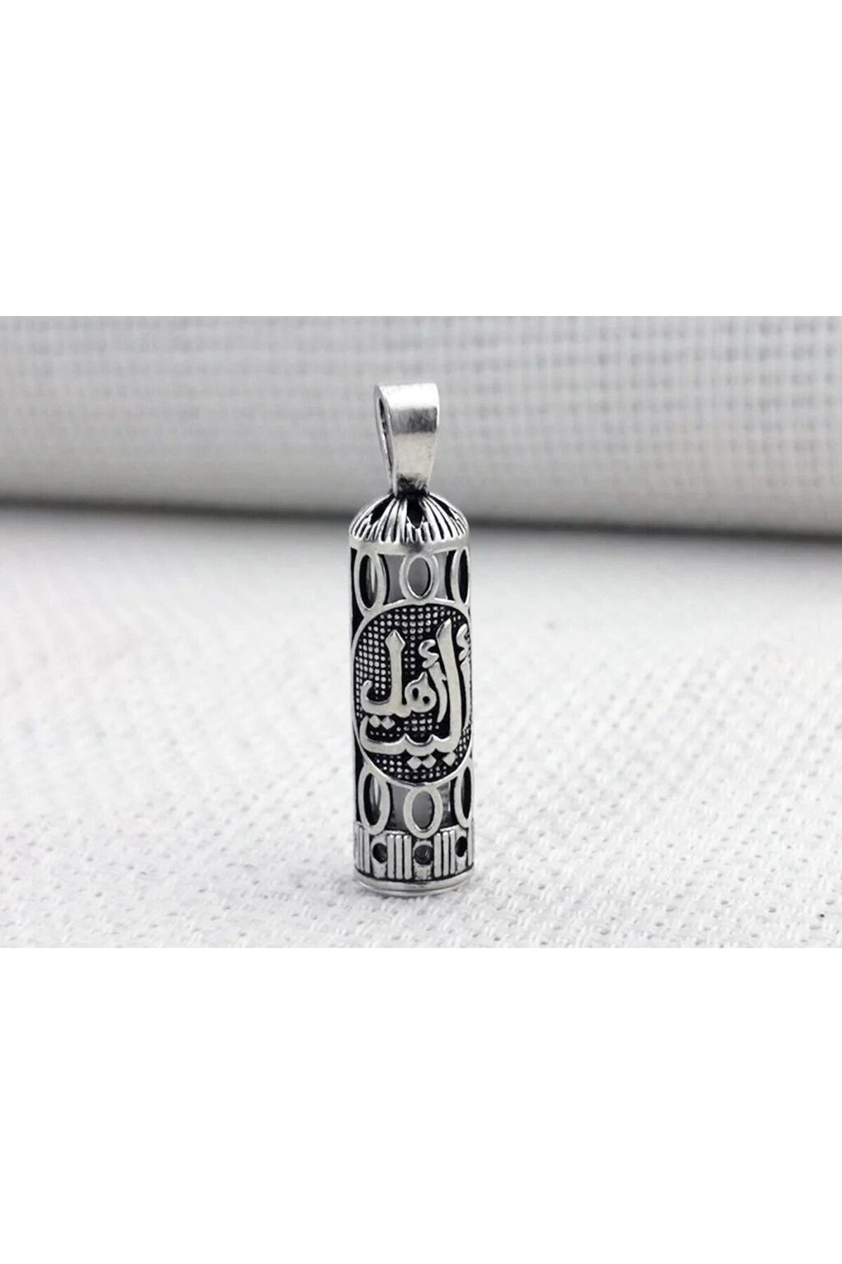 shop Dügüm Motifli Cevşeni Kebir 925 Ayar Gümüş Erkek Kolye Ucu