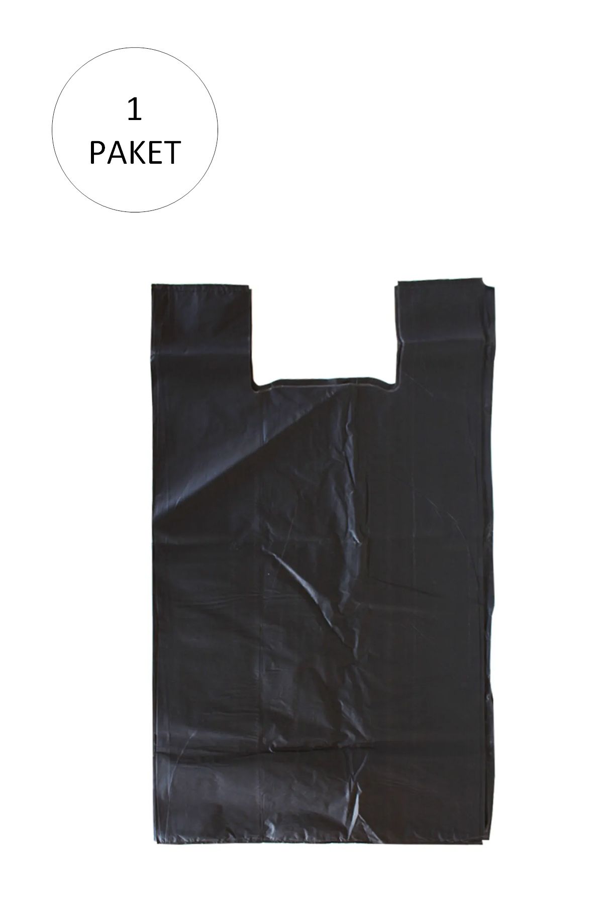 Serero Siyah Hışır Atlet Poşet Mini Boy 22x31 cm 1 Paket Takriben 500 Adet