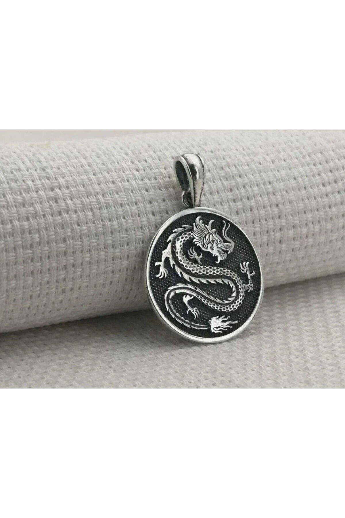 shop Ejderha Model 925 Ayar Gümüş Erkek Kolye Ucu