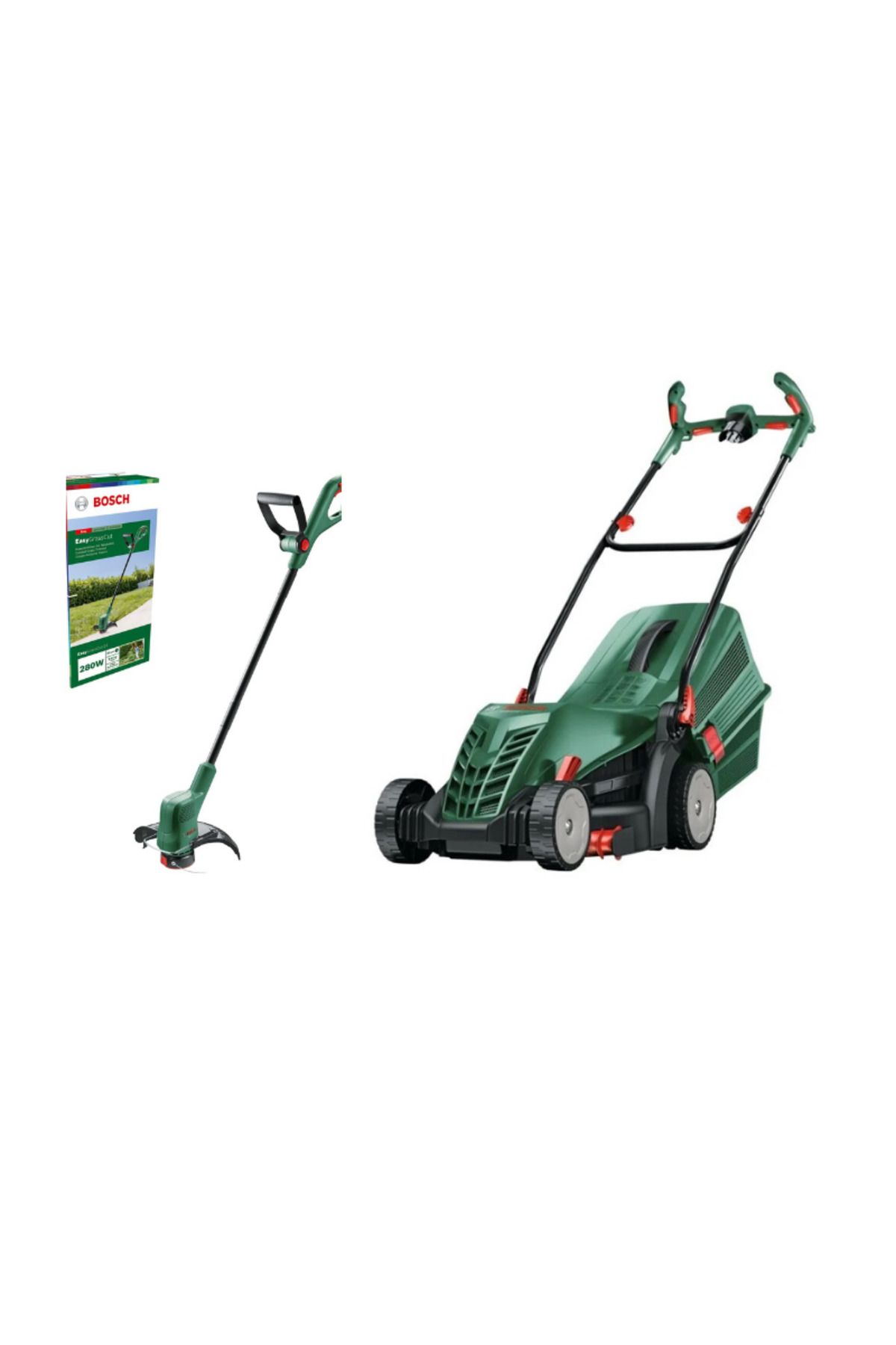 Bosch Universalrotak 34-405 06008A6401 Çim Biçme Makinesi+EasyGrassCut 23 Kenar Kesme Çim Bakım Seti