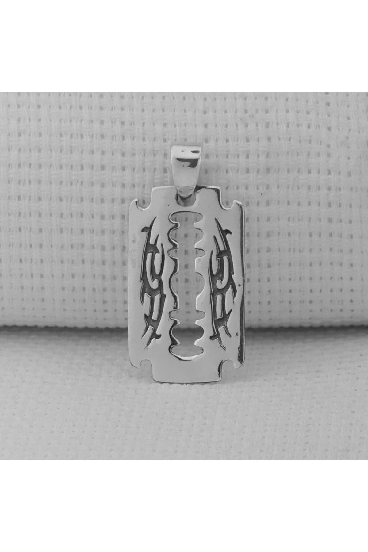 shop Jilet 925 Ayar Gümüş Erkek Kolye Ucu