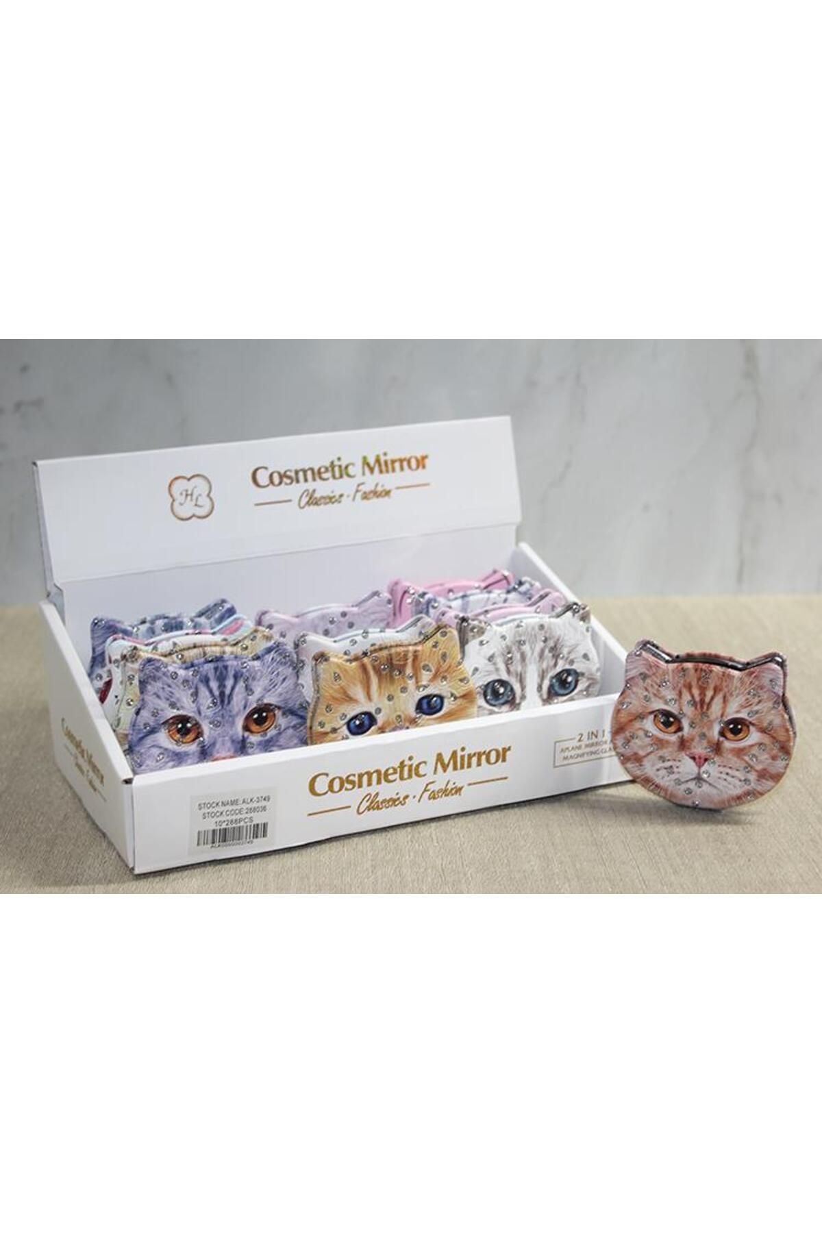 supertrend Süpertrend Taşlı Kedi El Aynası Alk3749