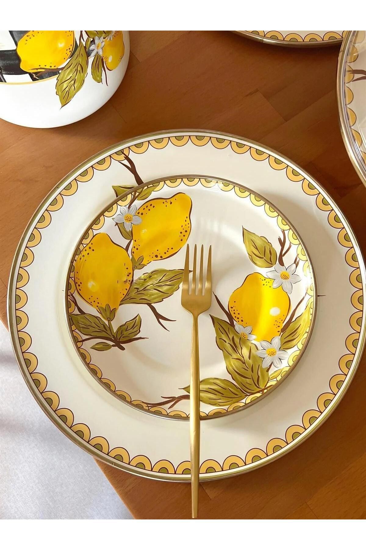 Miss Betty Linda 2li Pasta Tabağı 20CM MİSS-9663-19