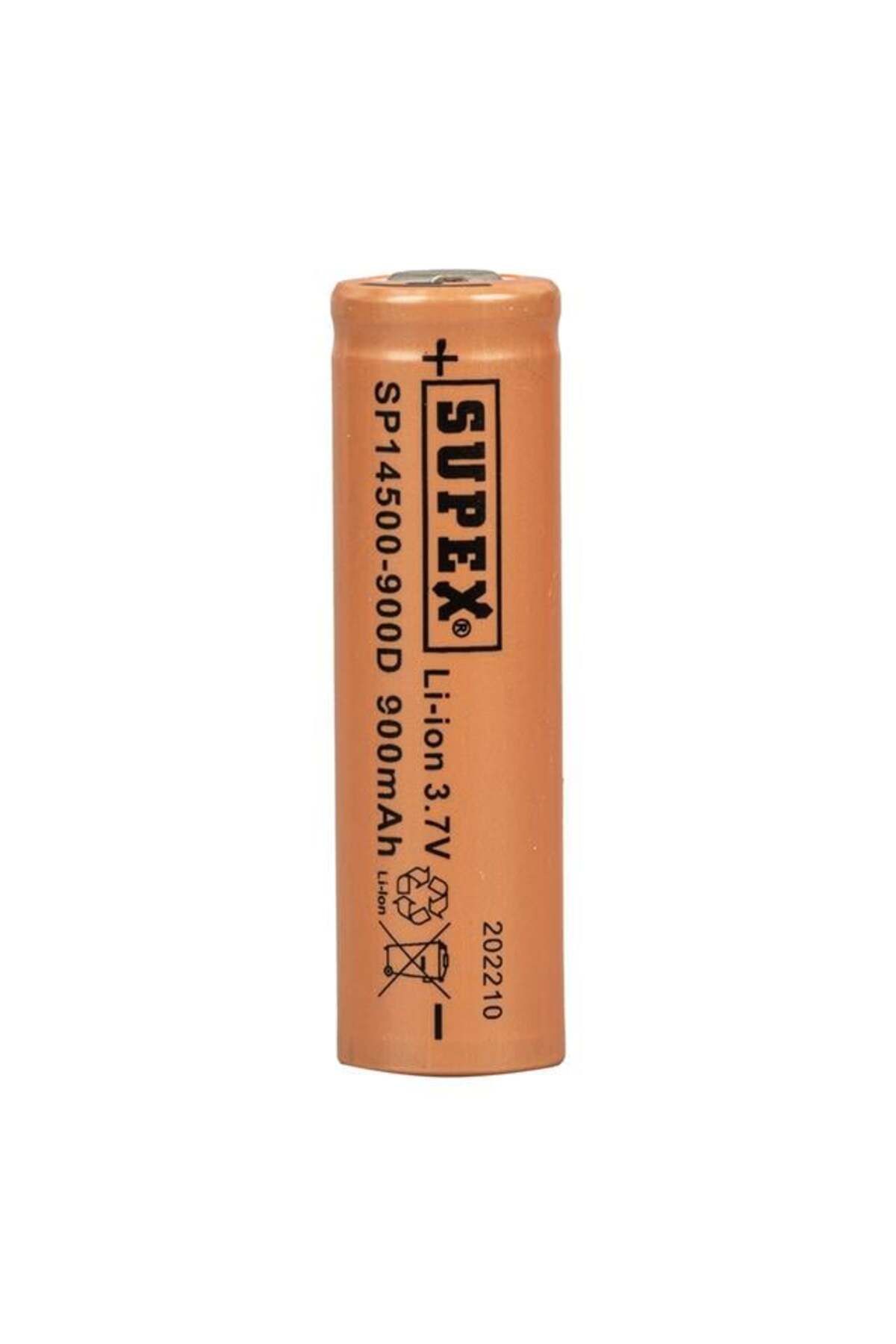 TimeStart Supex 14500-900D LiEğitici um Ion 3.7Volt 900mAh Şarj Edilebilir Başlıksız Pil