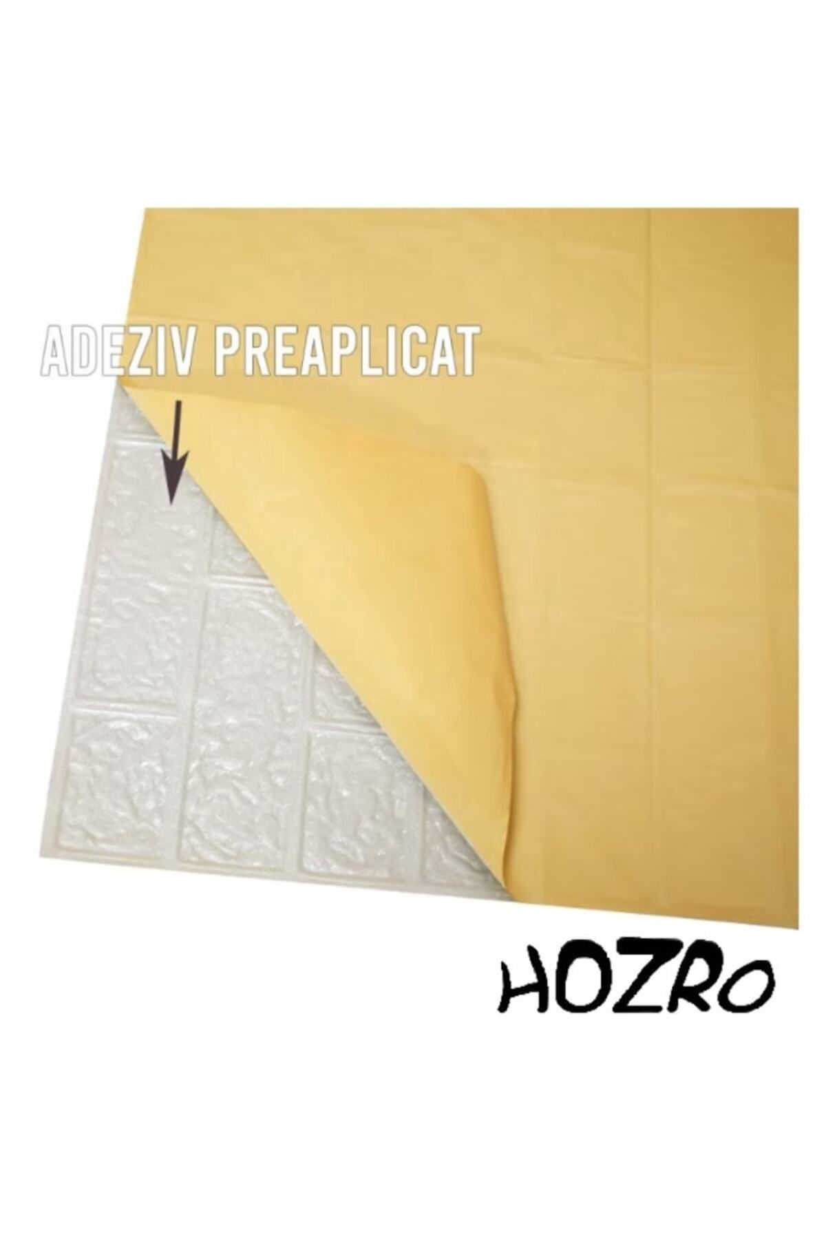 HOZRO-Set of 100 x HOZRO self-adhesive 3D wallpaper, Brick imitation pattern 3