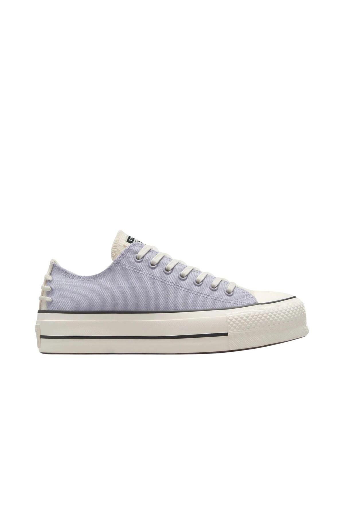 اسنیکر بنفش زنانه چاک تیلور تمام ستاره های بلند ساق پا ساخته شده از لباس کفش ورزشی روزانه Converse