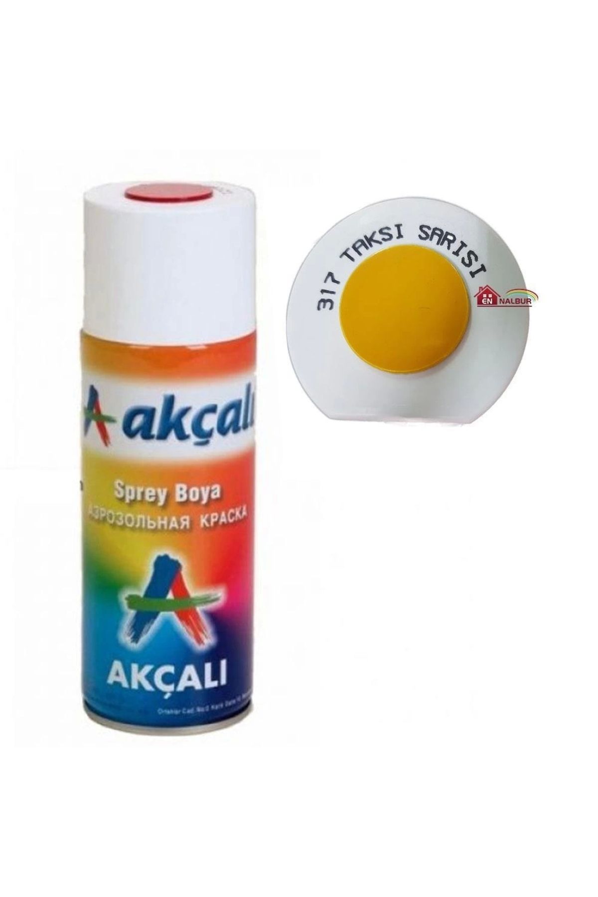 minaydan Akçalı Sprey Boya 400 ml 317 Taksi Sarısı