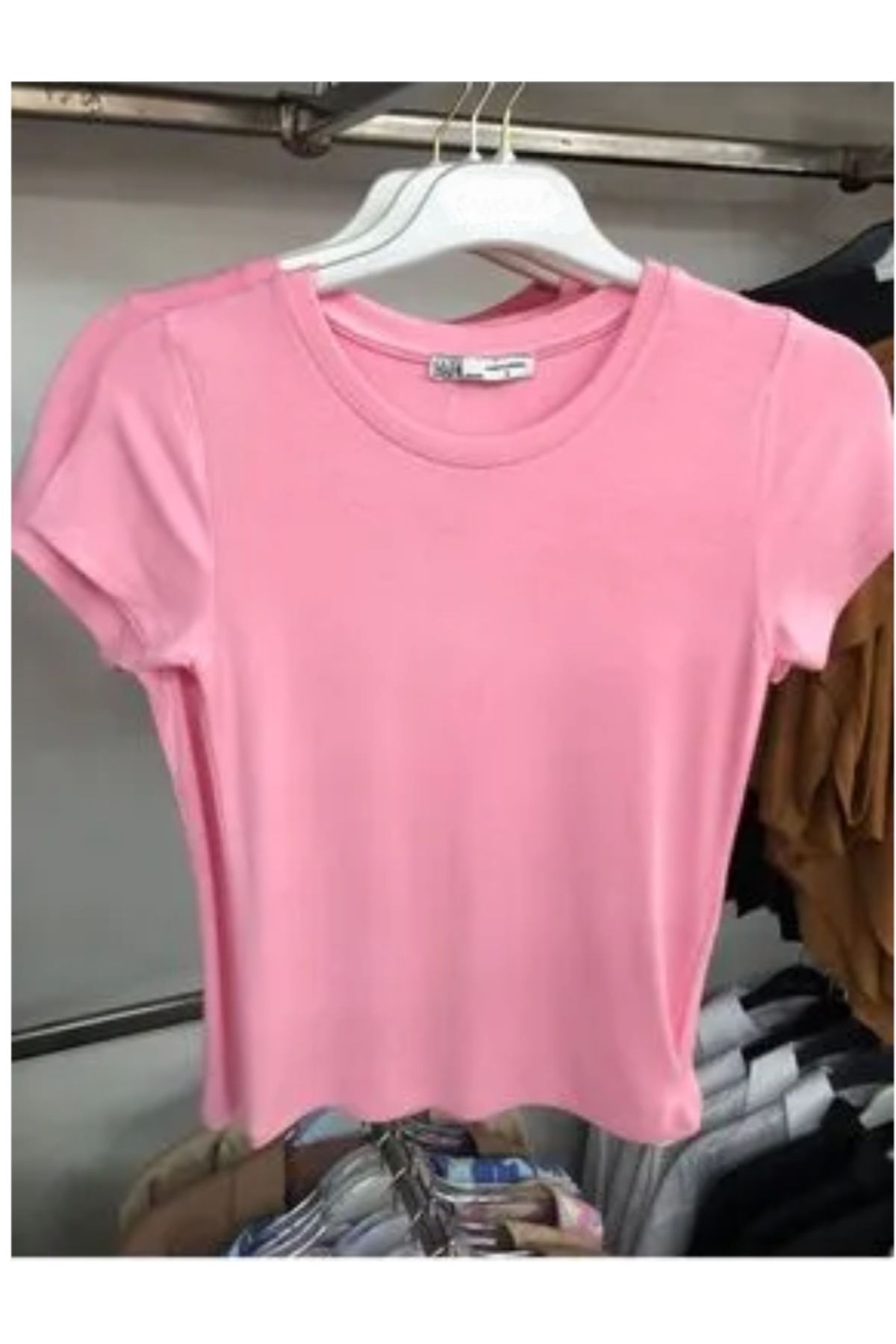 bellamila Pembe crop üst