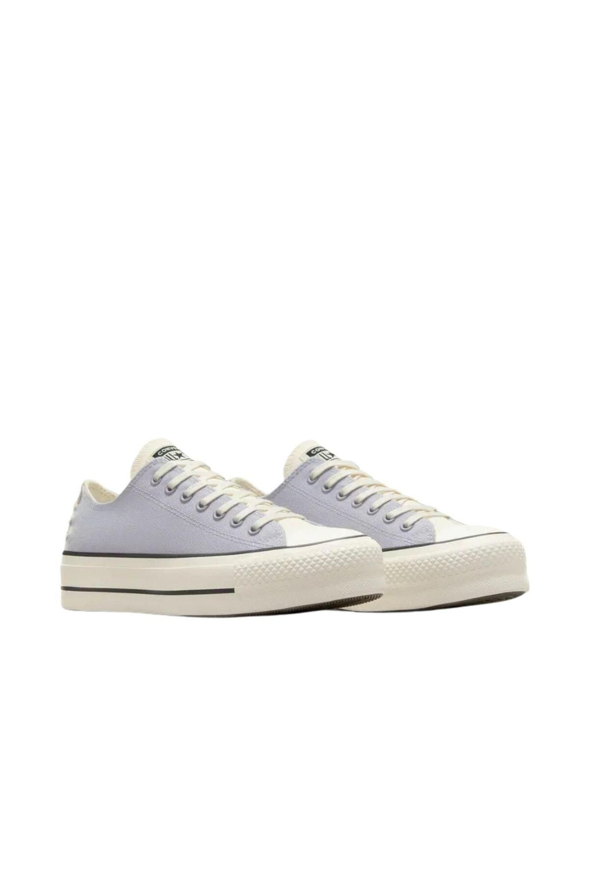 اسنیکر بنفش زنانه چاک تیلور تمام ستاره های بلند ساق پا ساخته شده از لباس کفش ورزشی روزانه Converse