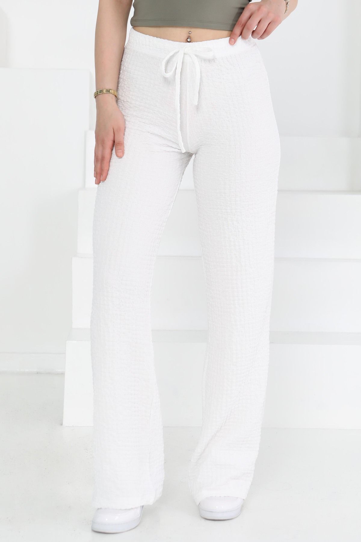 TOFİSA Salaş Pantolon Beyaz - 27276