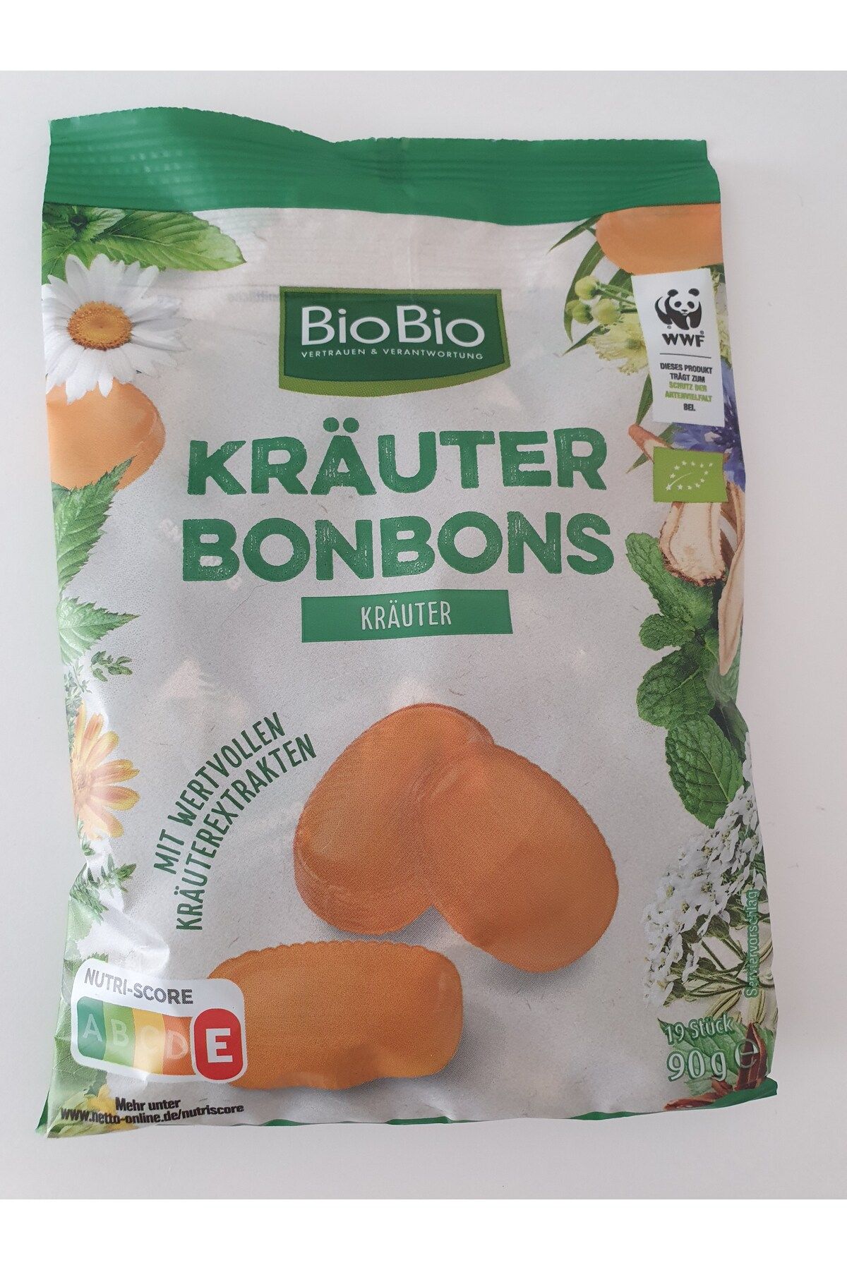PENNY BioBio Kräuter Bonbons 90g