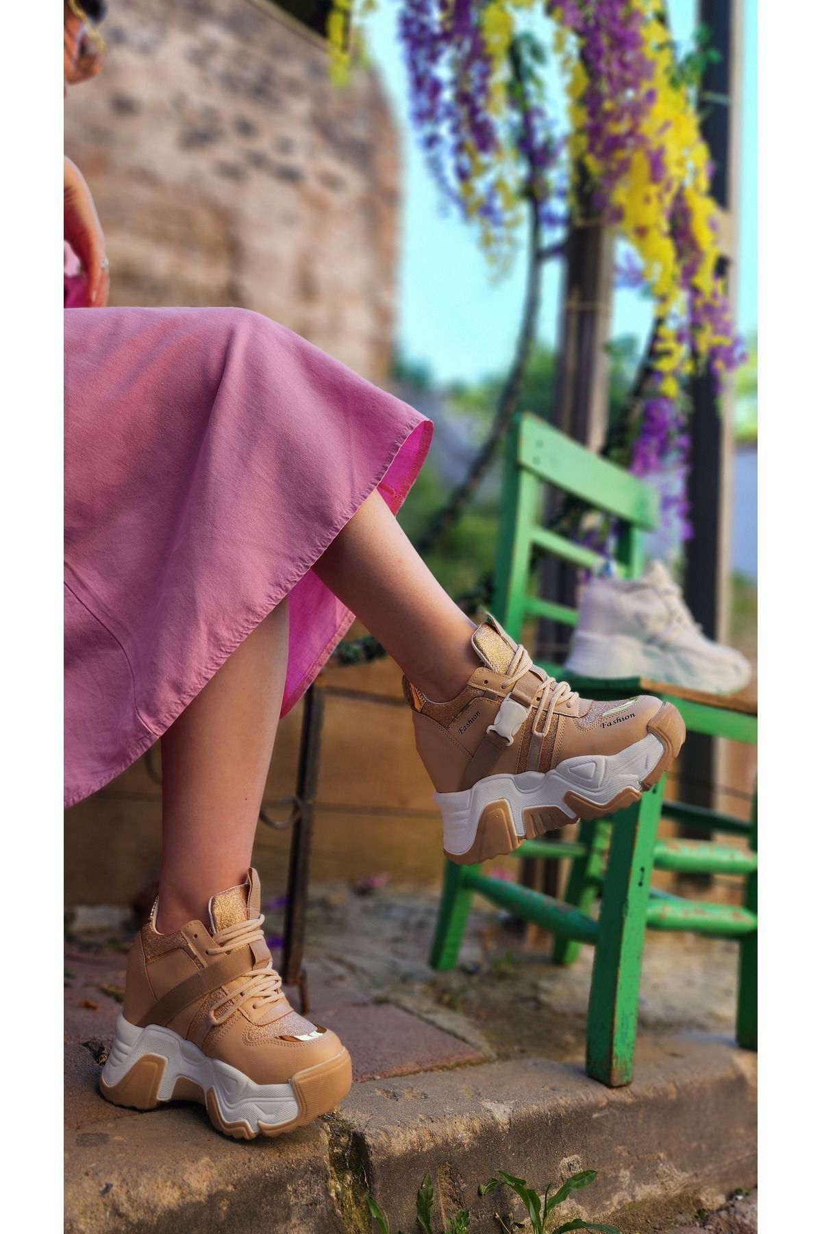 Shero shoes KADIN LİNA GİZLİ DOLGU SPOR AYAKKABI