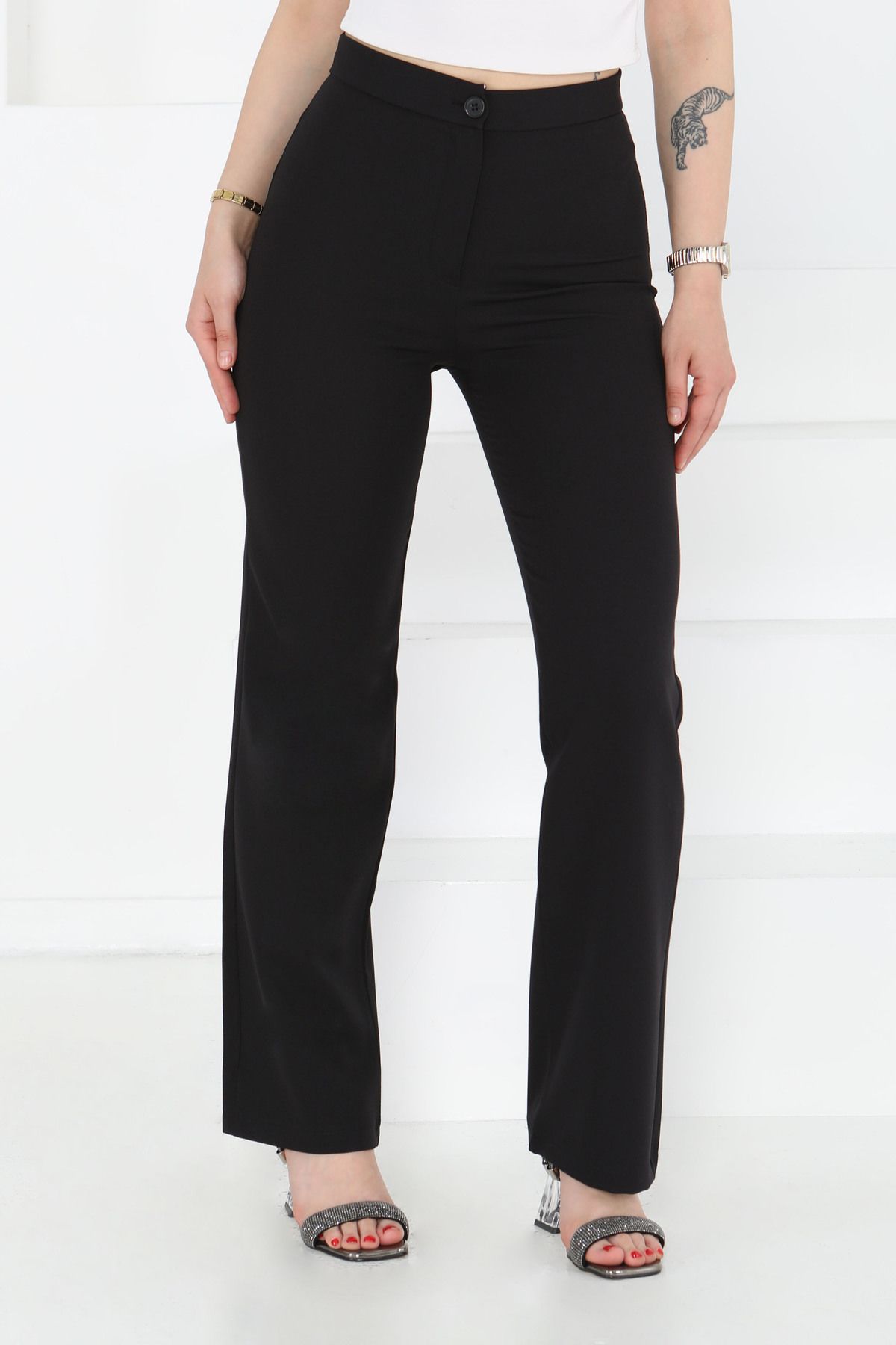 TOFİSA Kumaş Pantolon Siyah - 27246