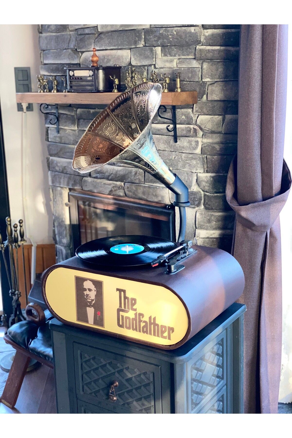 decolab Godfather Gramofon – Tüm Plak Formatlarını Çalan & Bluetooth Özellikli