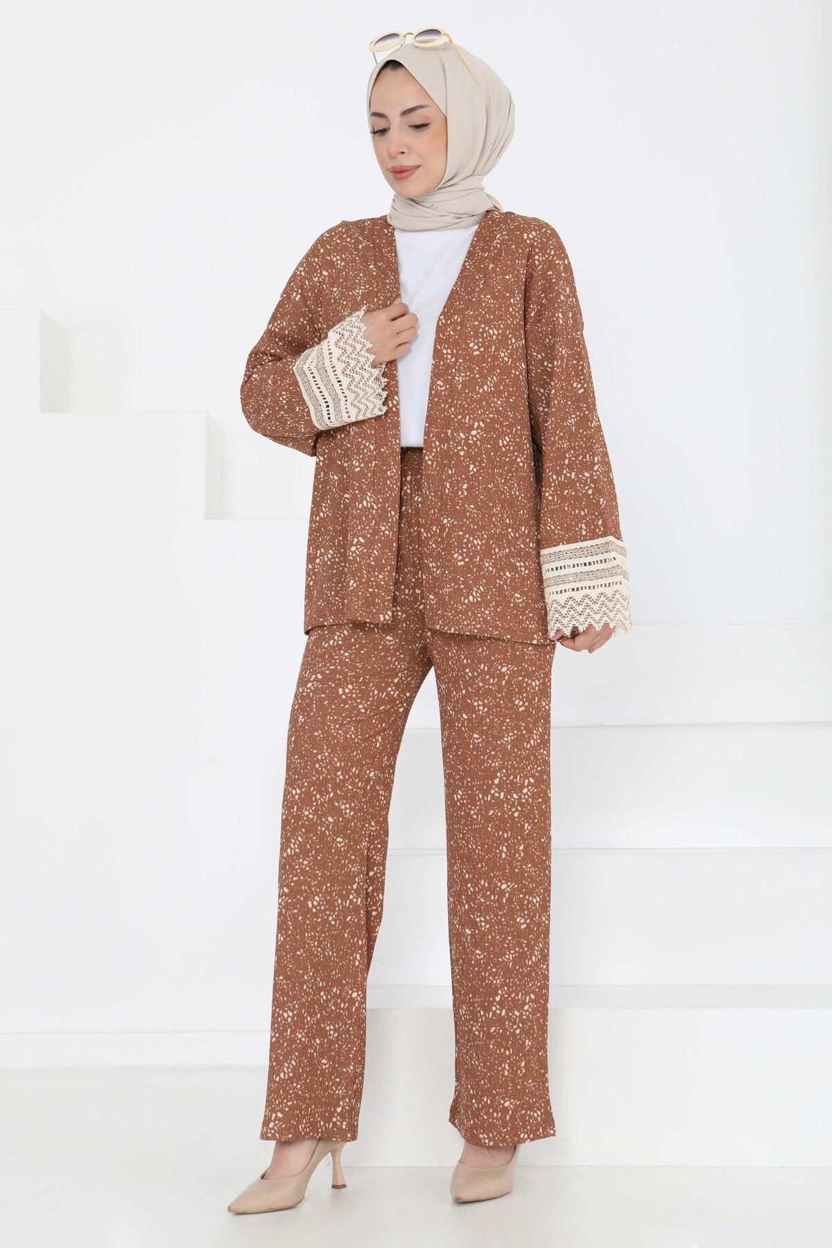 TOFİSA Kimono İkili Takım Taba - 27242